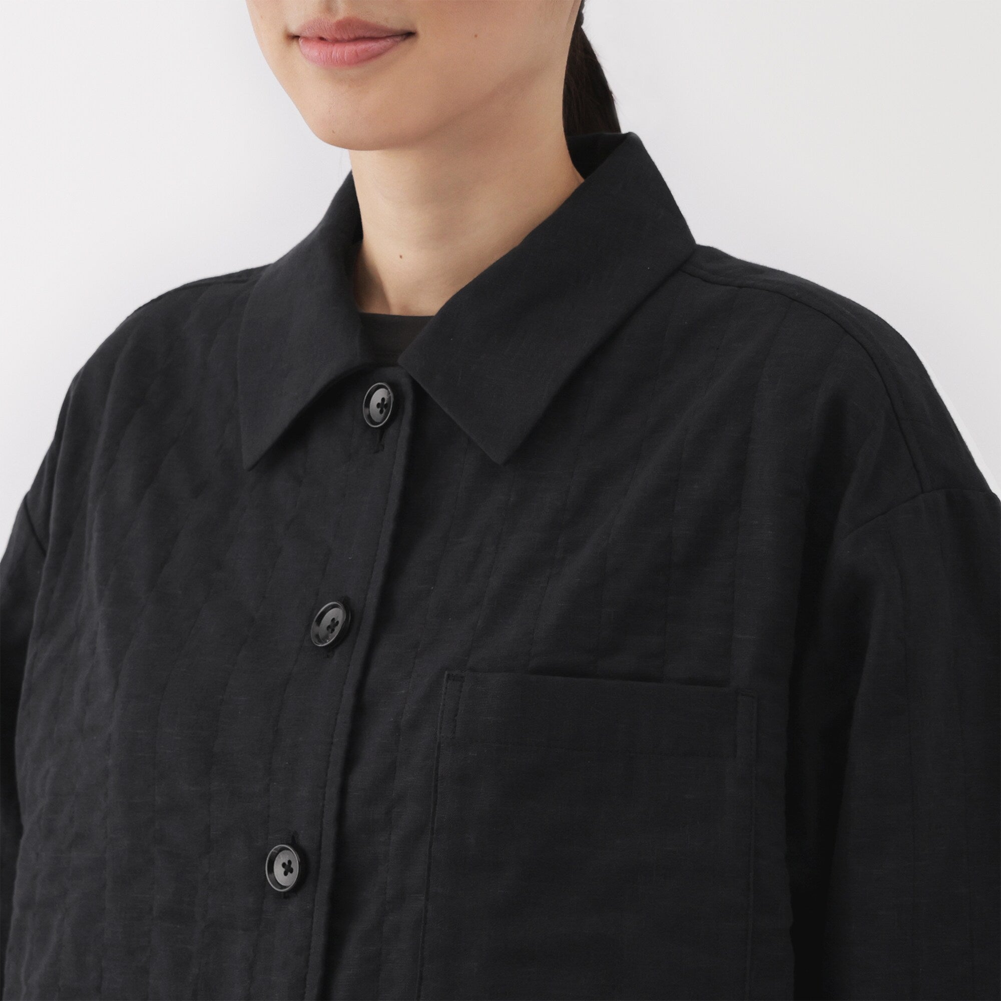 Women's Kapok Blend Double Gauze Quilted Jacket