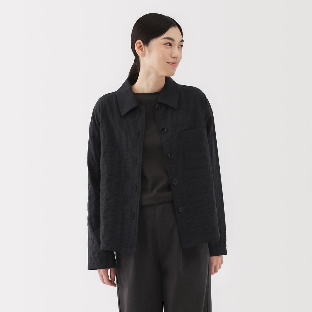 Women's Kapok Blend Double Gauze Quilted Jacket