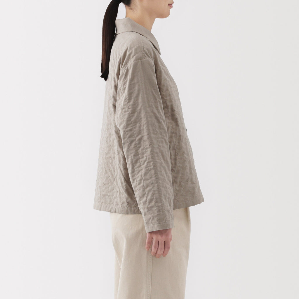 Women's Kapok Blend Double Gauze Quilted Jacket