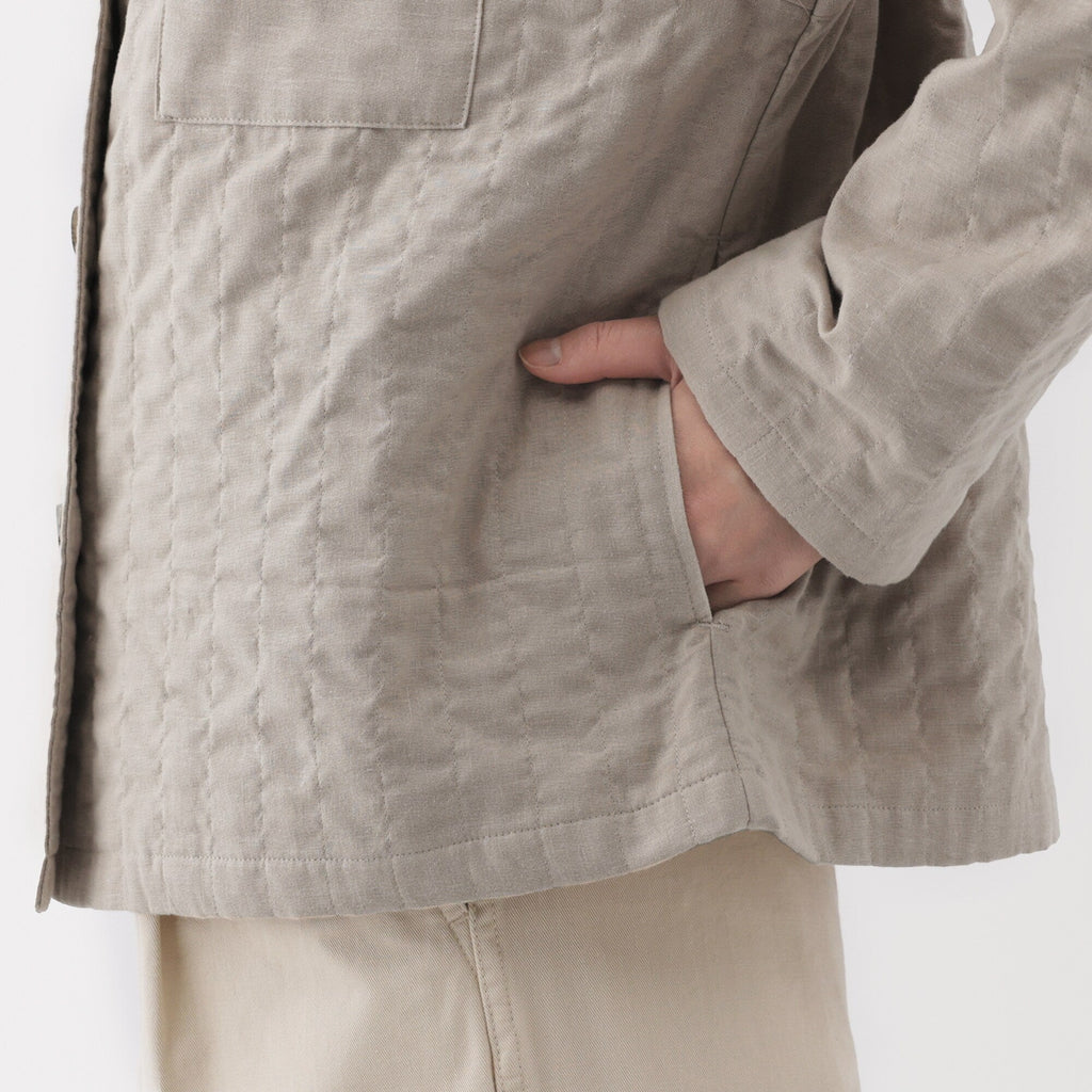 Women's Kapok Blend Double Gauze Quilted Jacket