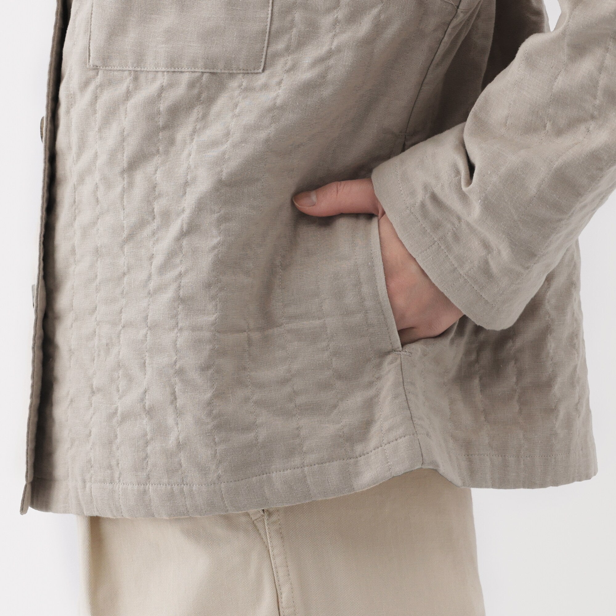 Women's Kapok Blend Double Gauze Quilted Jacket