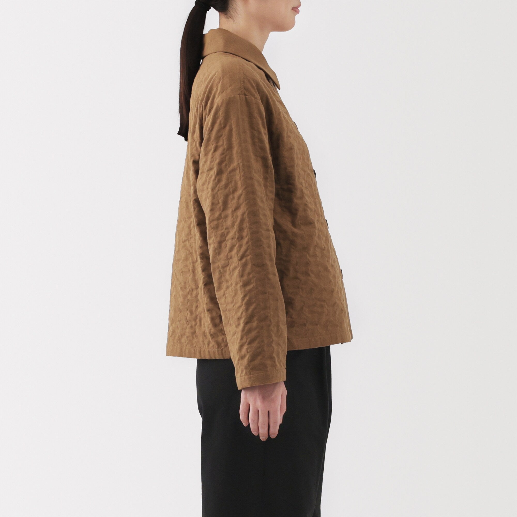 Women's Kapok Blend Double Gauze Quilted Jacket