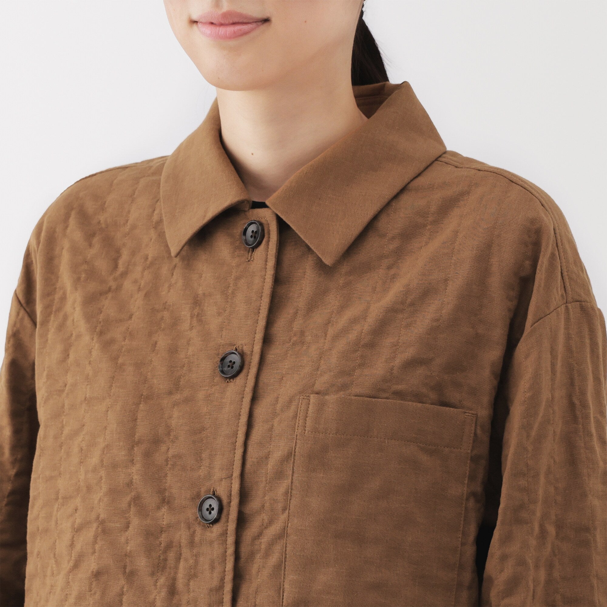 Women's Kapok Blend Double Gauze Quilted Jacket
