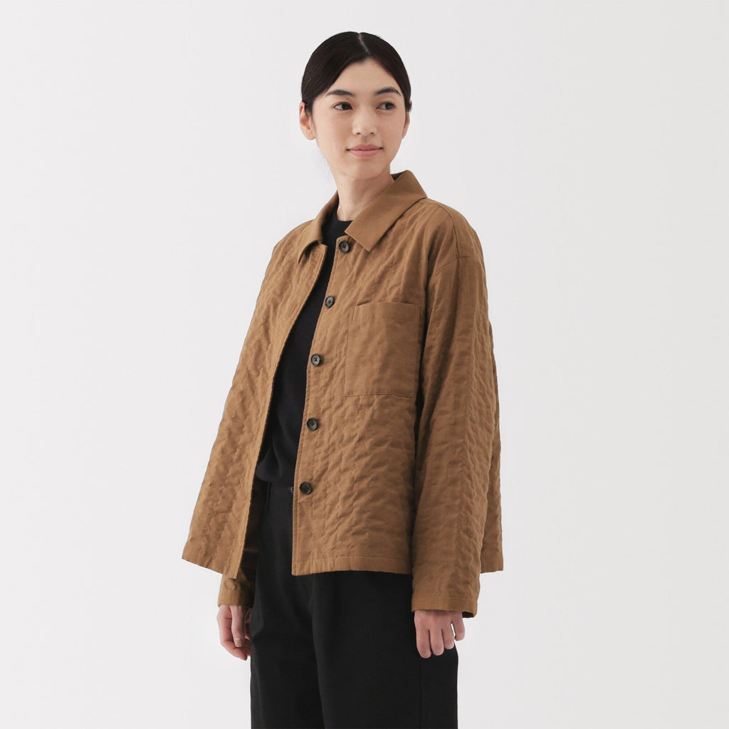Women's Kapok Blend Double Gauze Quilted Jacket