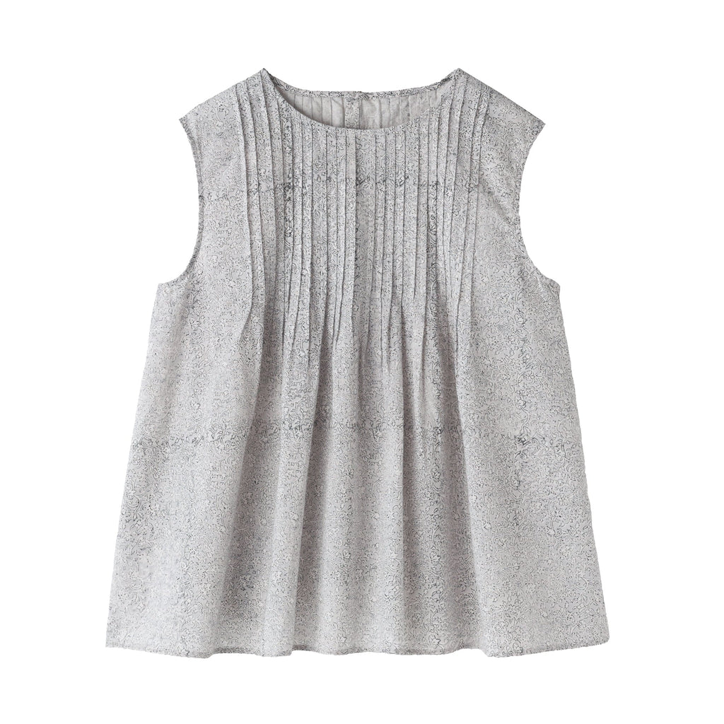 Women's Block Print Sleeveless Blouse