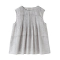 Women's Block Print Sleeveless Blouse