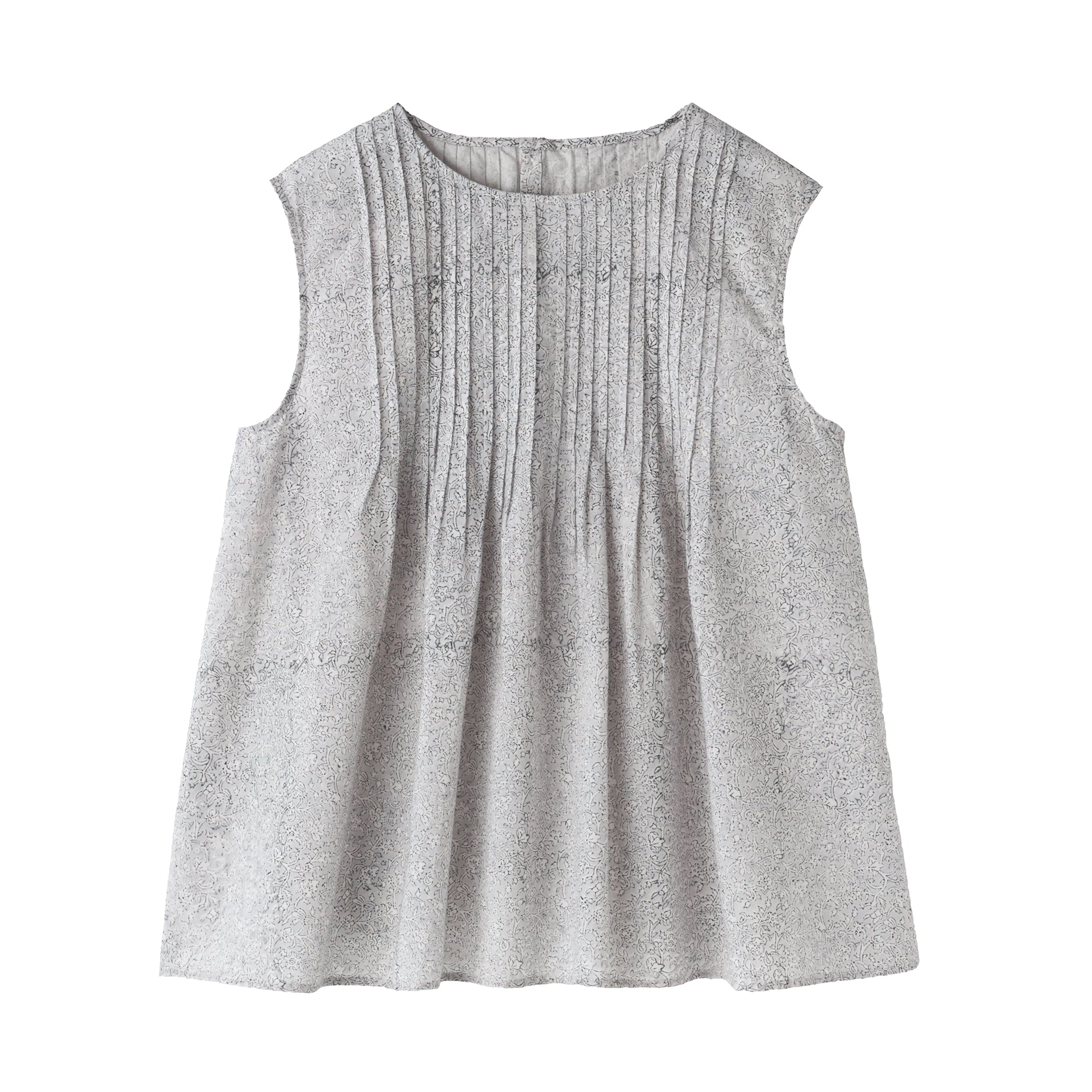 Women's Block Print Sleeveless Blouse
