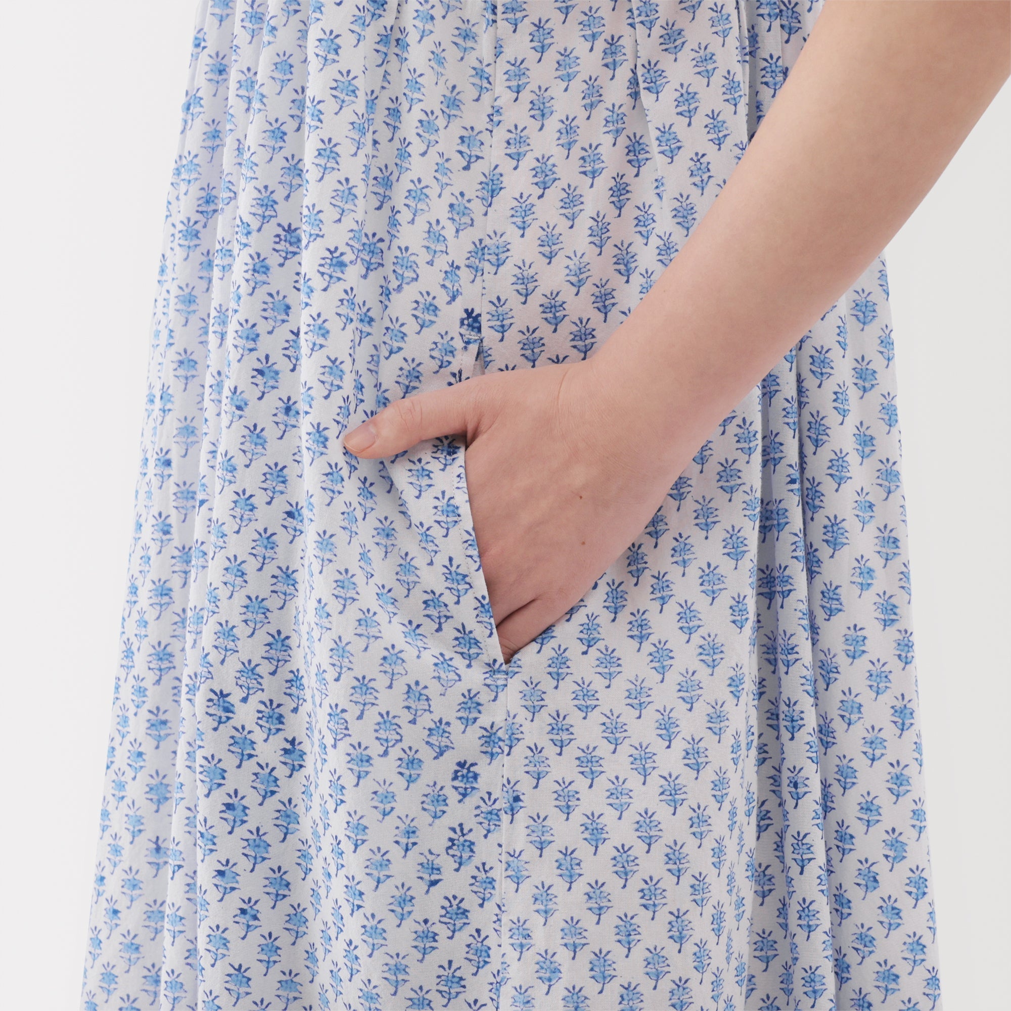 Women's Block Print Camisole Dress