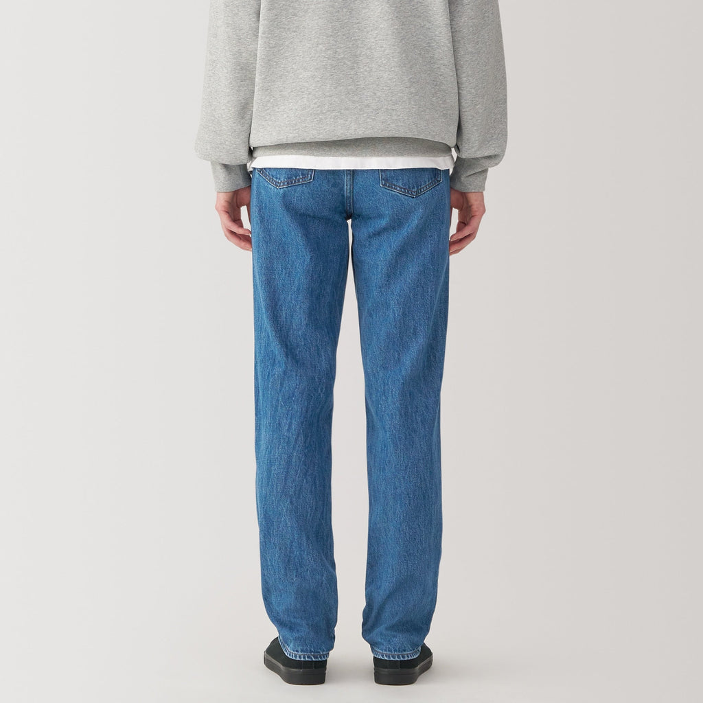 Kapok Blend Straight Denim Trousers