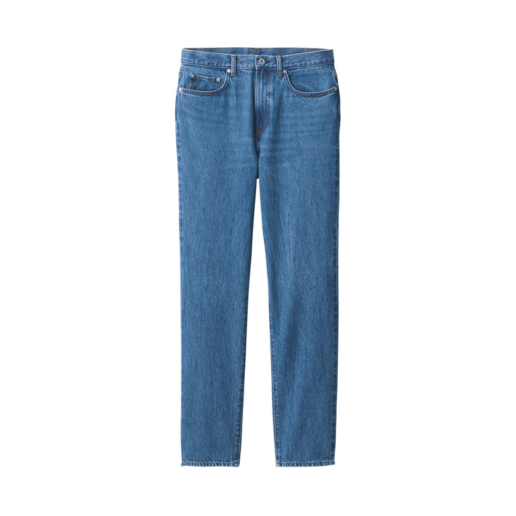 Kapok Blend Straight Denim Trousers