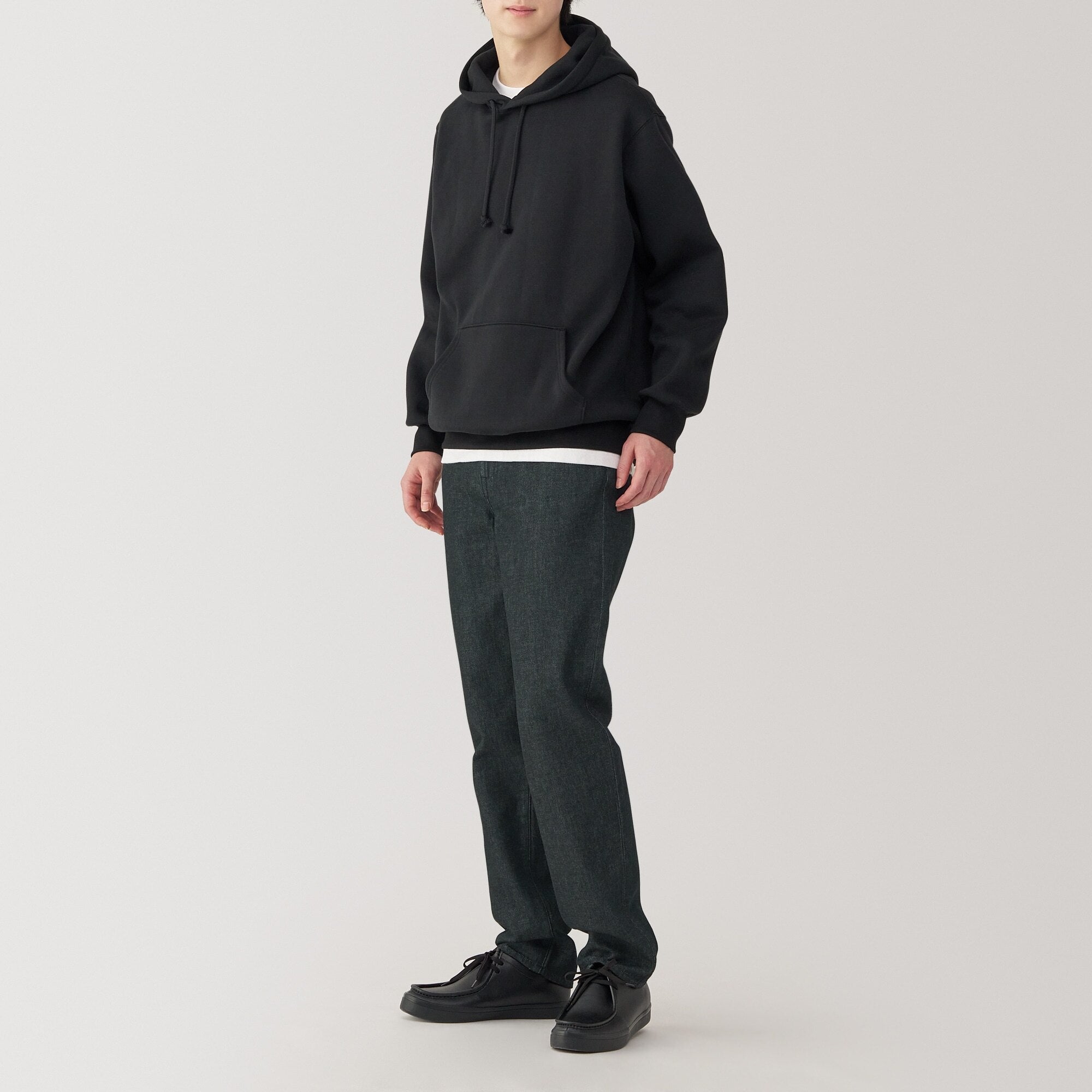 Kapok Blend Straight Denim Trousers