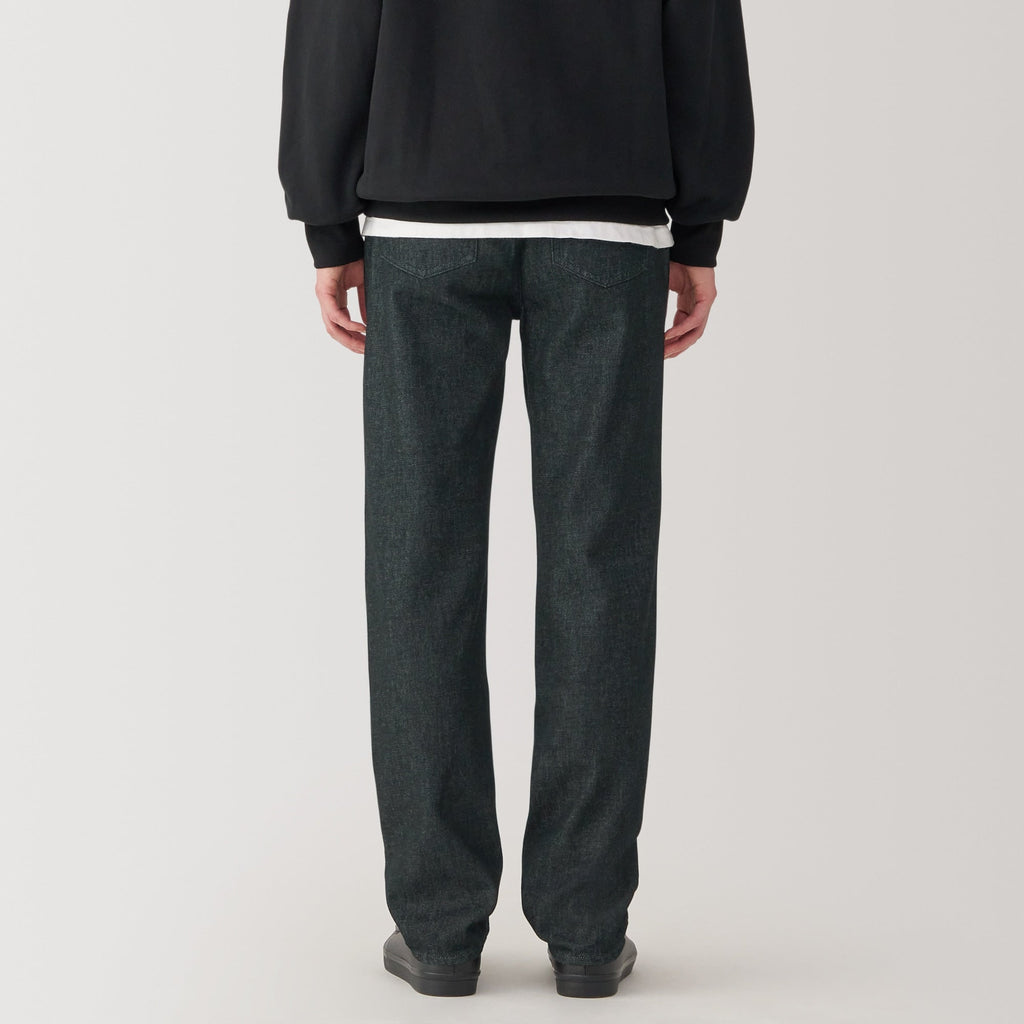 Kapok Blend Straight Denim Trousers