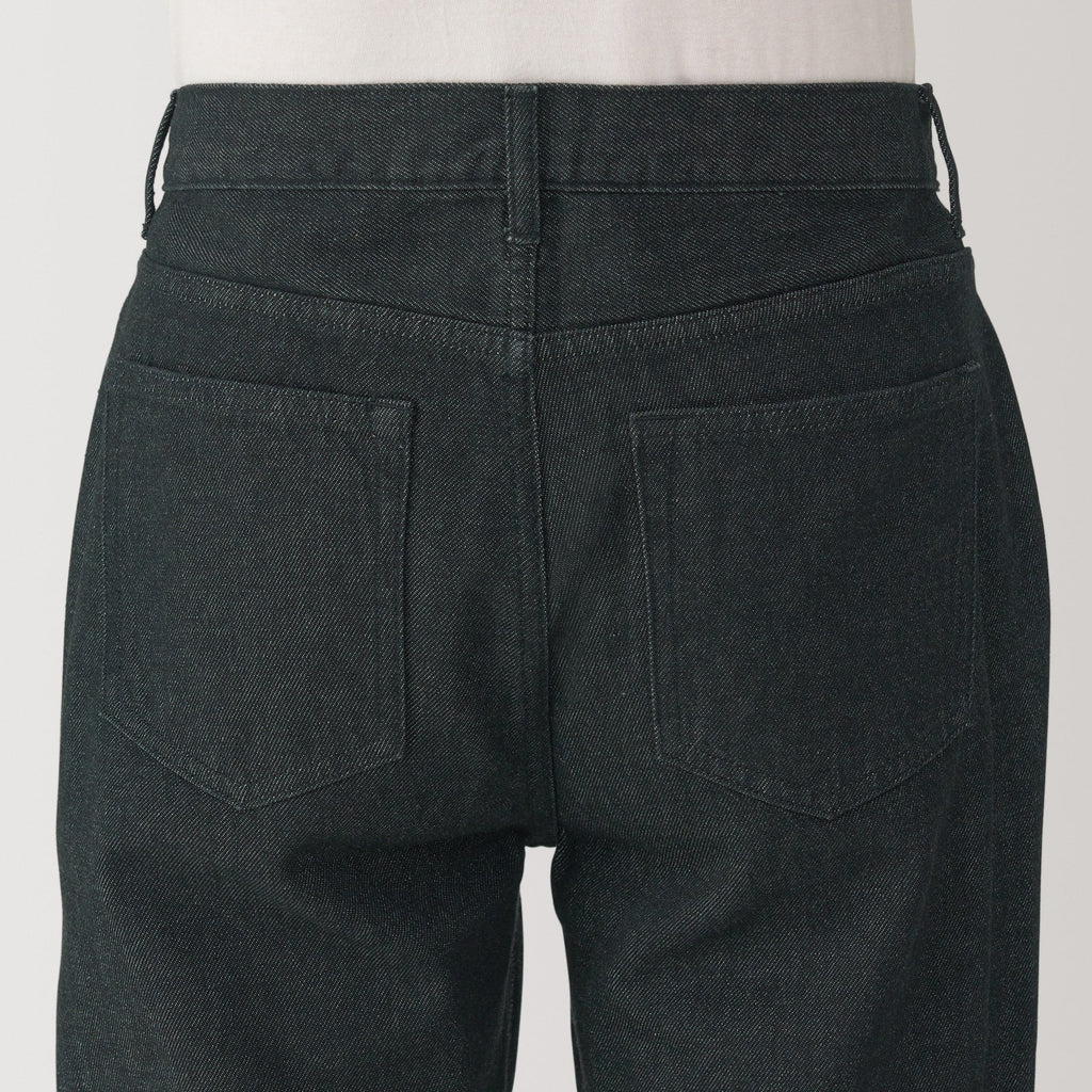 Kapok Blend Straight Denim Trousers