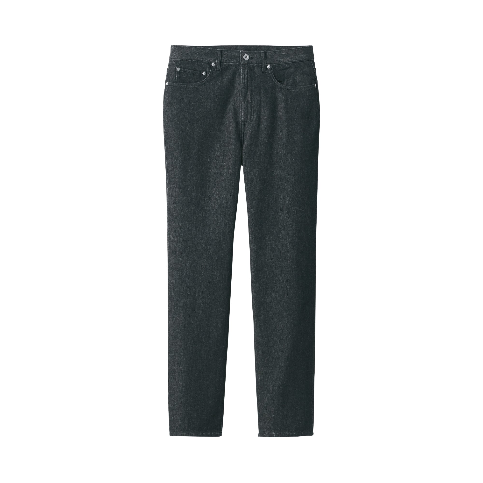 Kapok Blend Straight Denim Trousers