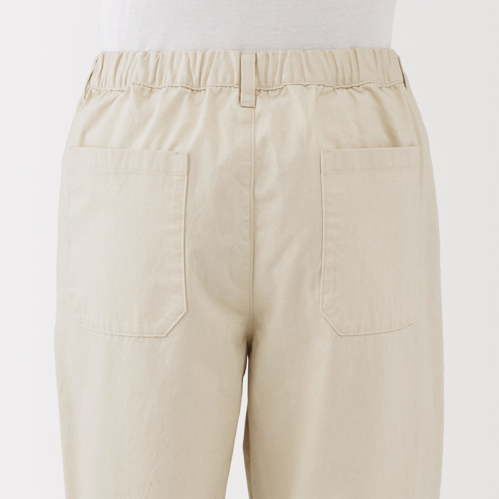 Men's Washed Denim Easy Pants - Natural