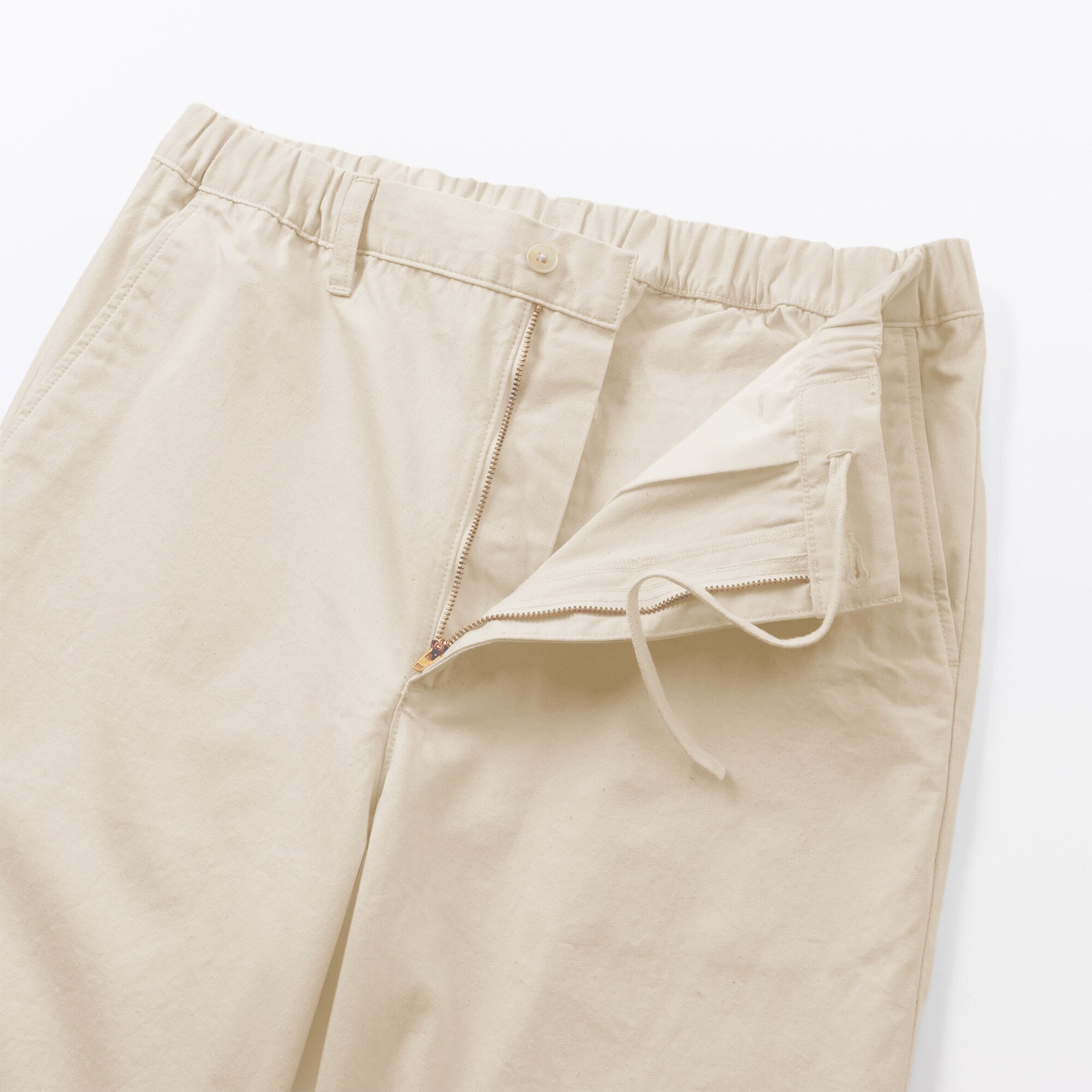 Men's Washed Denim Easy Pants - Natural