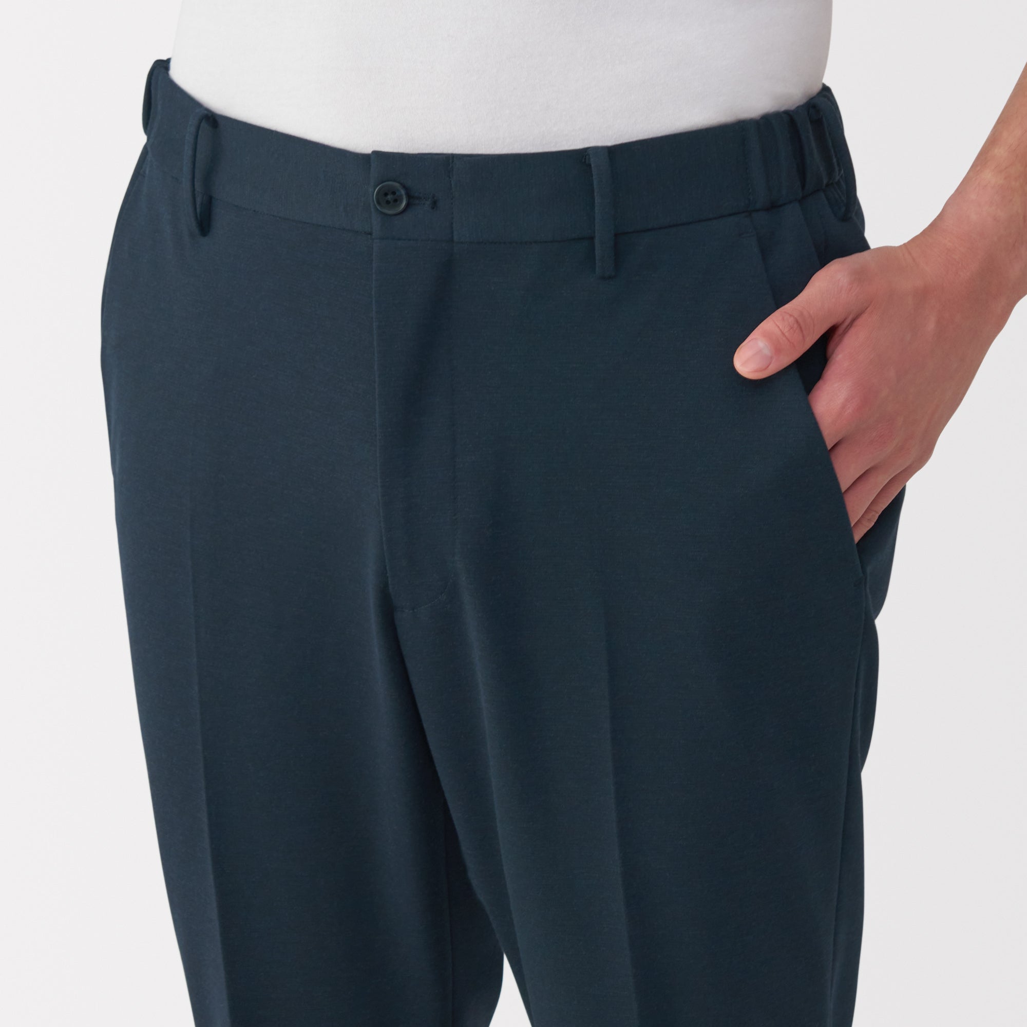 Men's Stretch Jersey Pants with No Darts