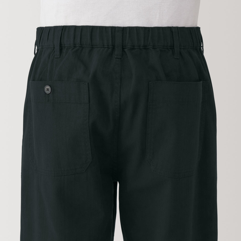 Men's Kapok Blend Herringbone Wide Pants