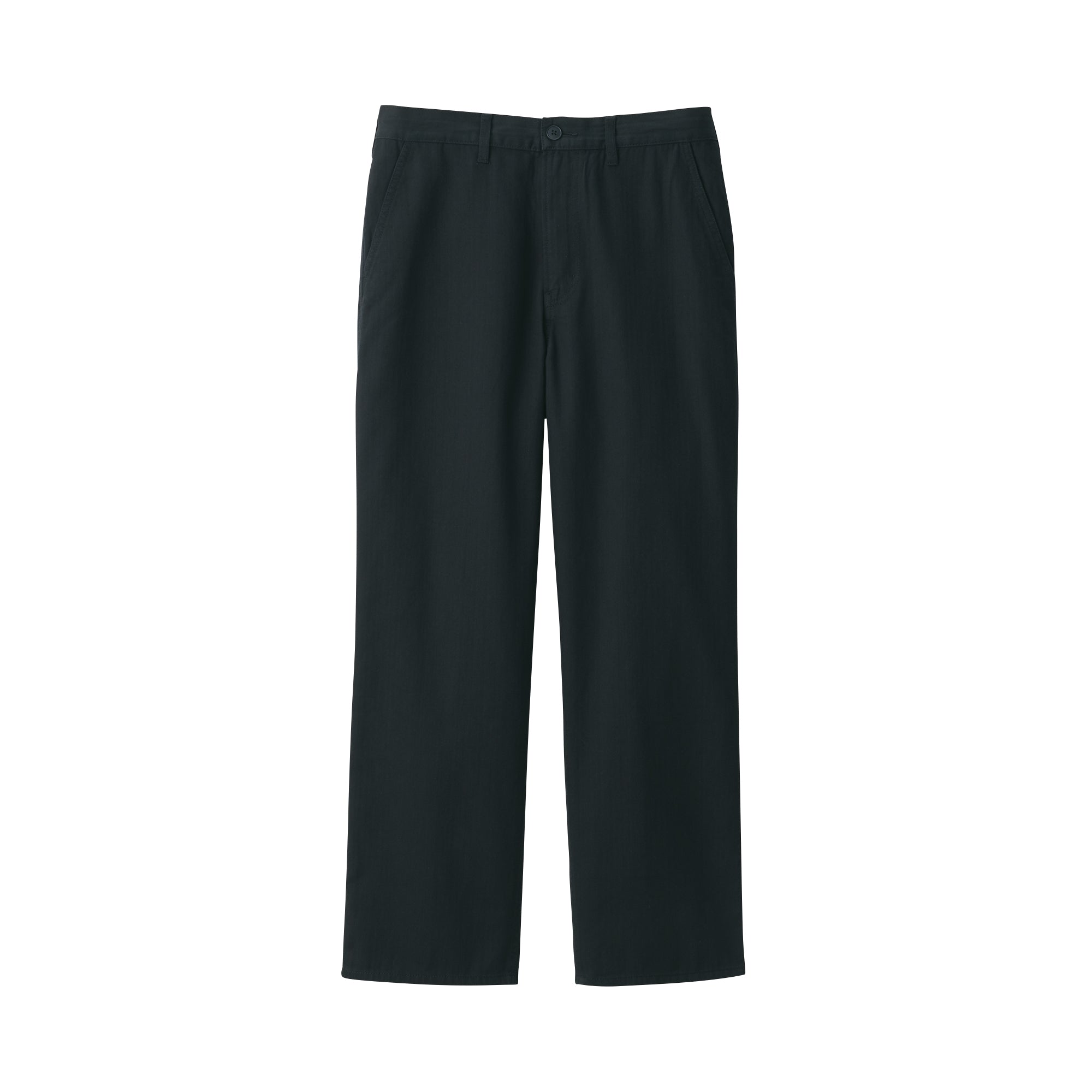 Men's Kapok Blend Herringbone Wide Pants