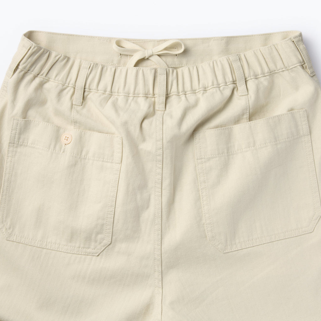 Men's Kapok Blend Herringbone Wide Pants