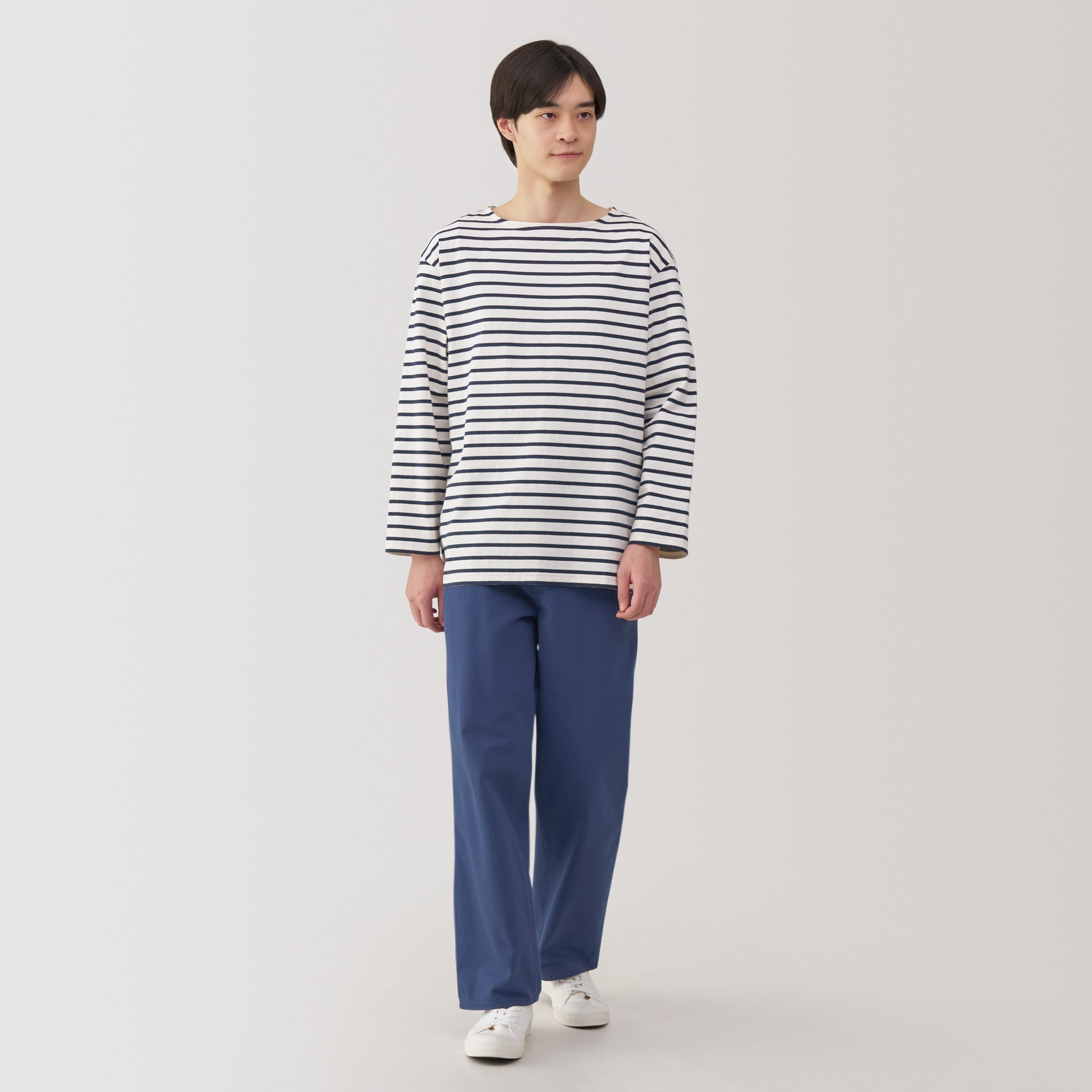 Men's Kapok Blend Herringbone Wide Pants
