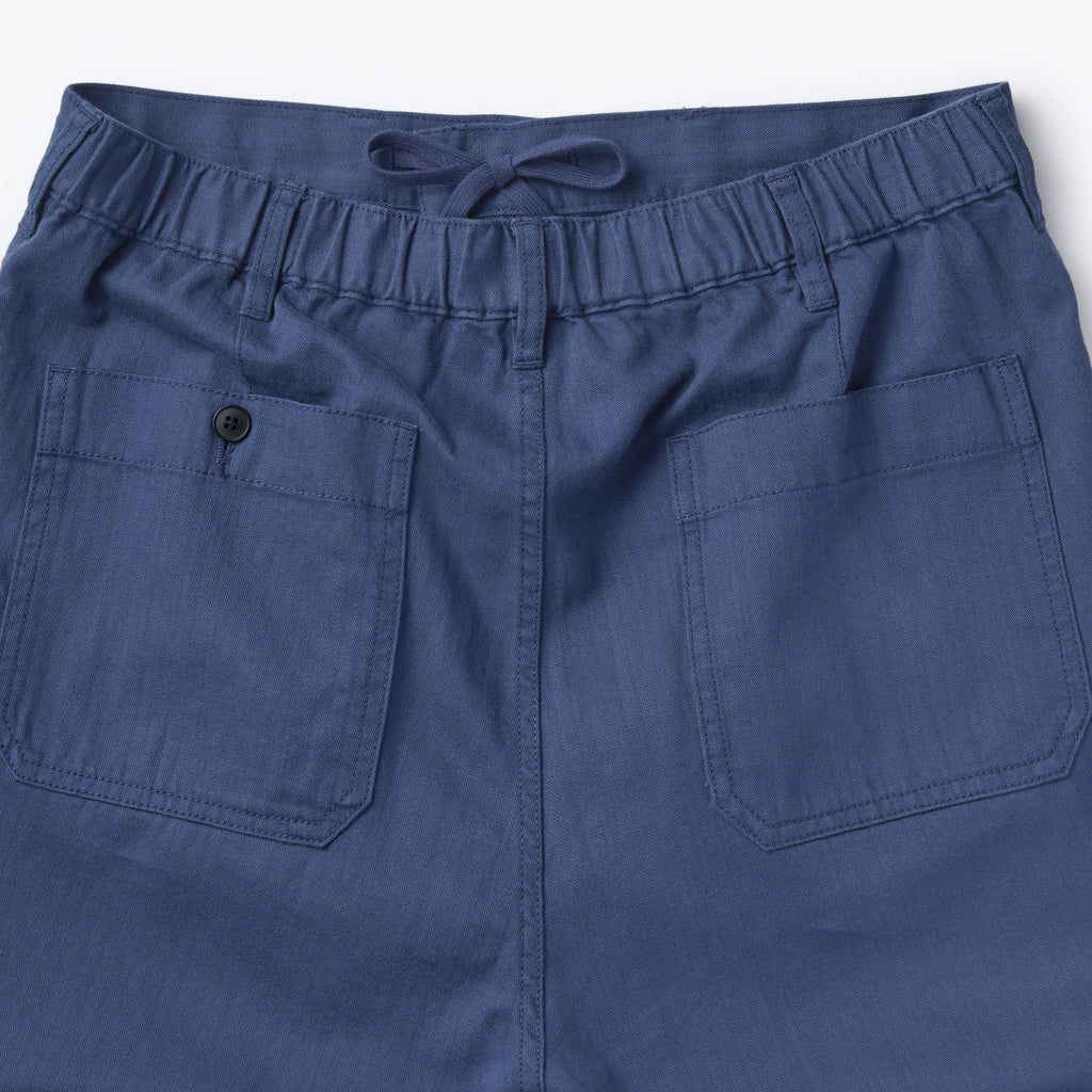 Men's Kapok Blend Herringbone Wide Pants