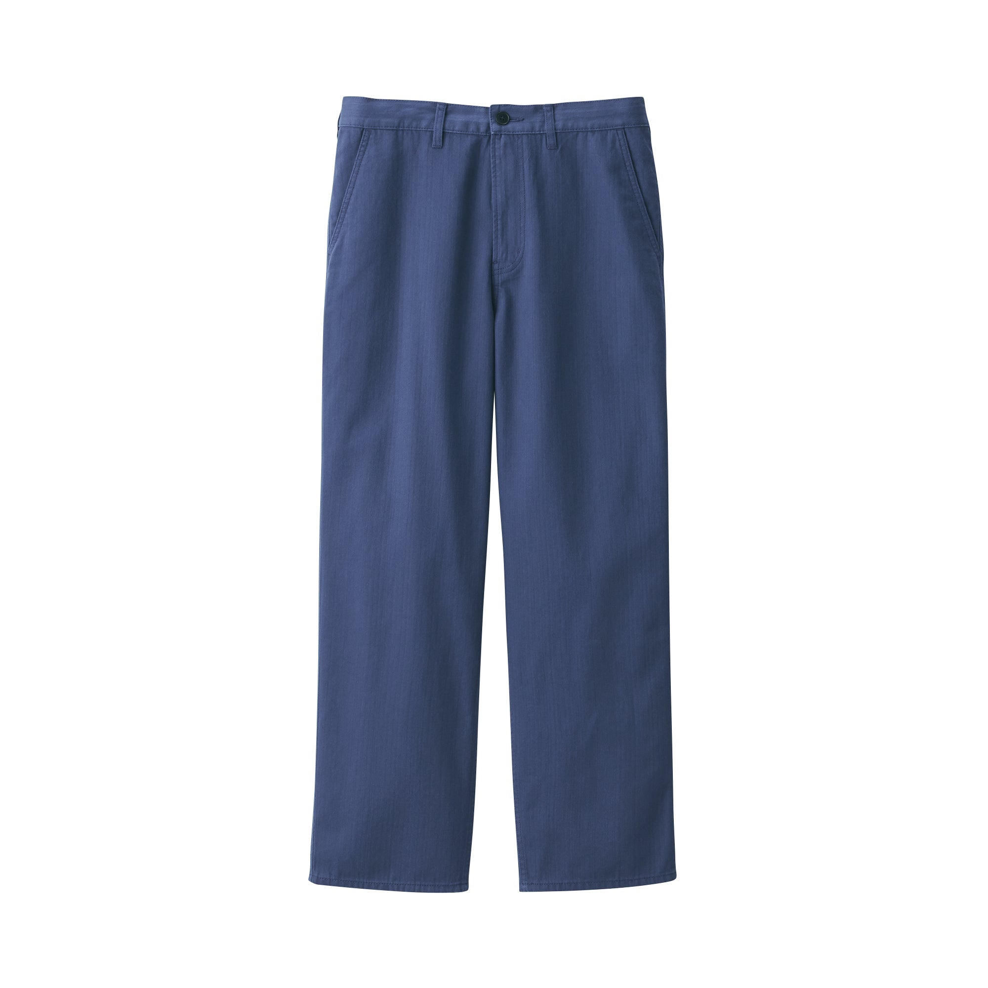 Men's Kapok Blend Herringbone Wide Pants