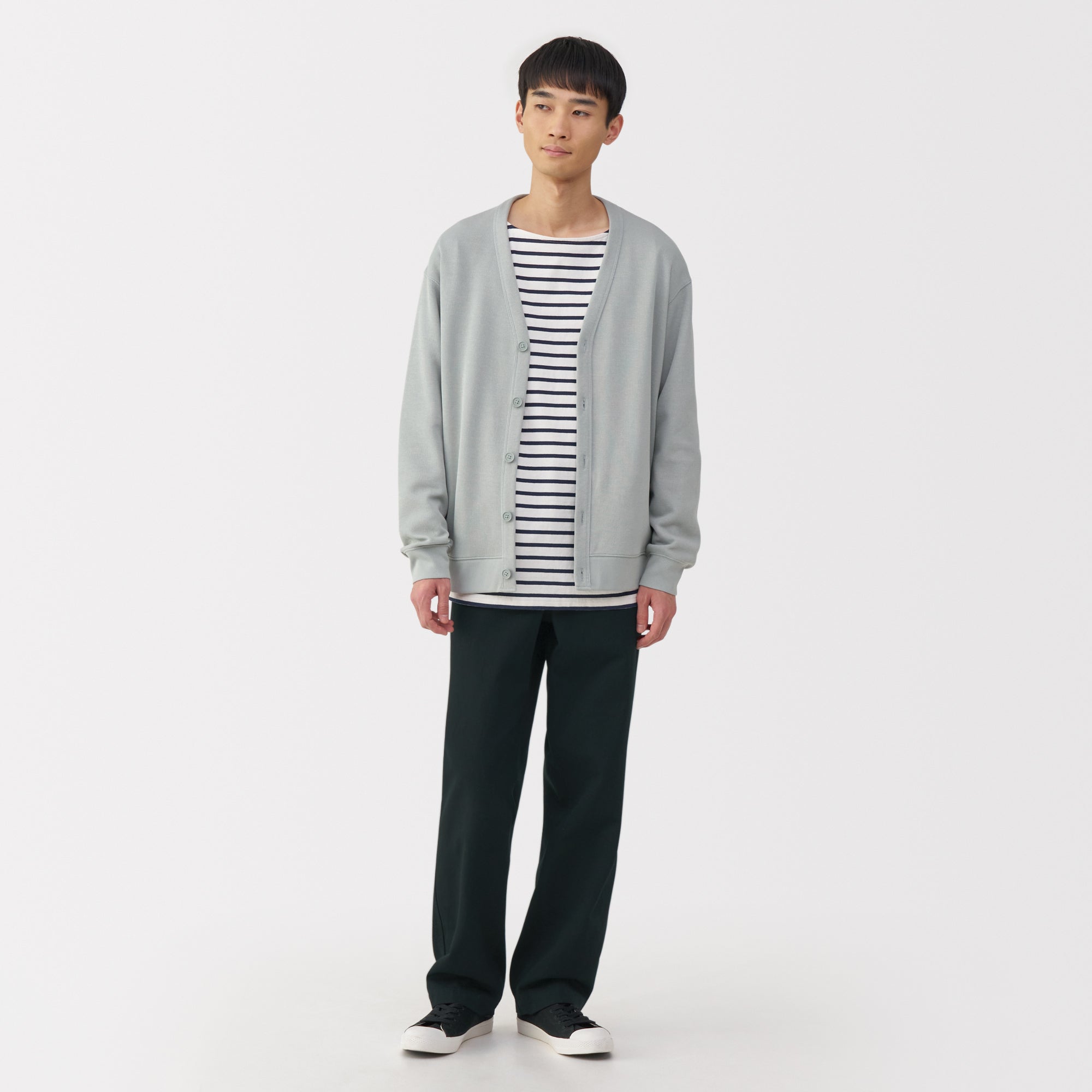 Men's Washed Chino Wide Pants