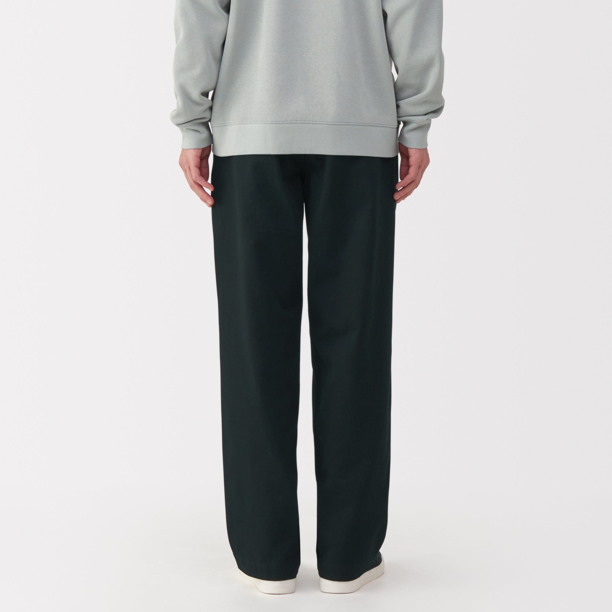 Men's Washed Chino Wide Pants