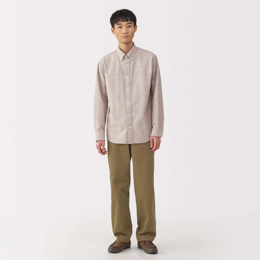 Men's Washed Chino Wide Pants