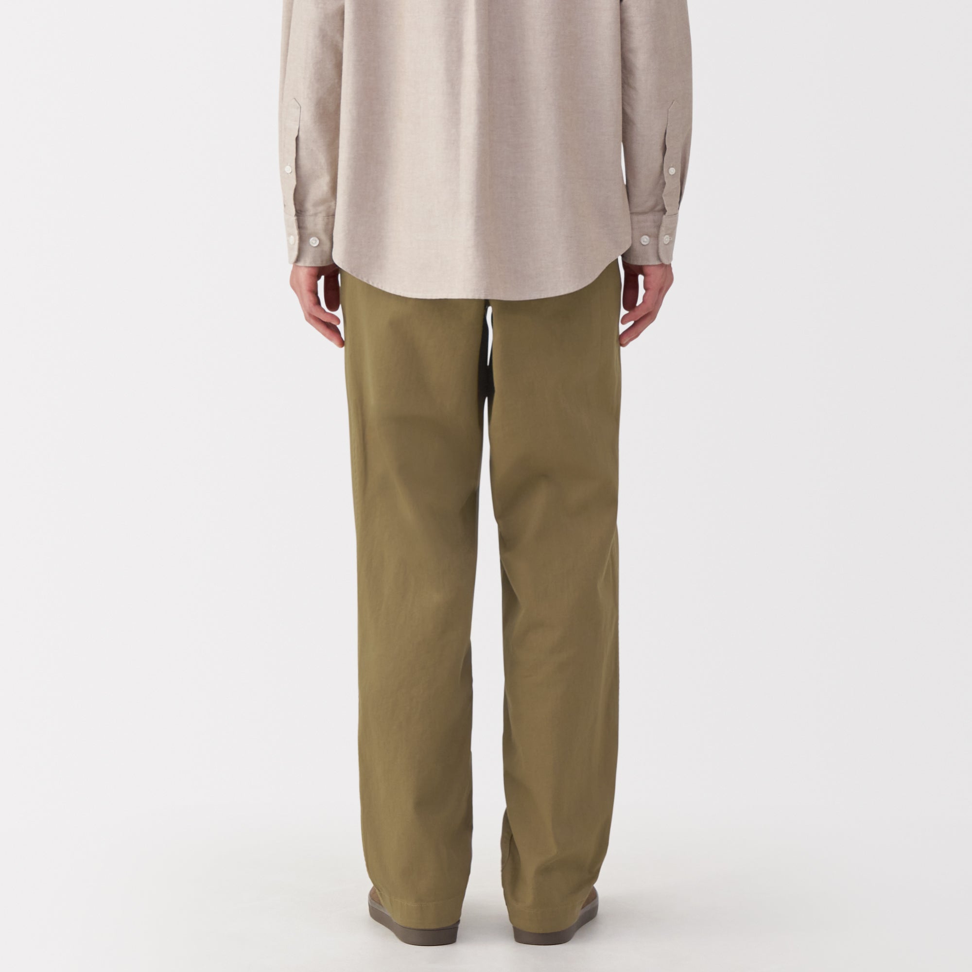 Men's Washed Chino Wide Pants
