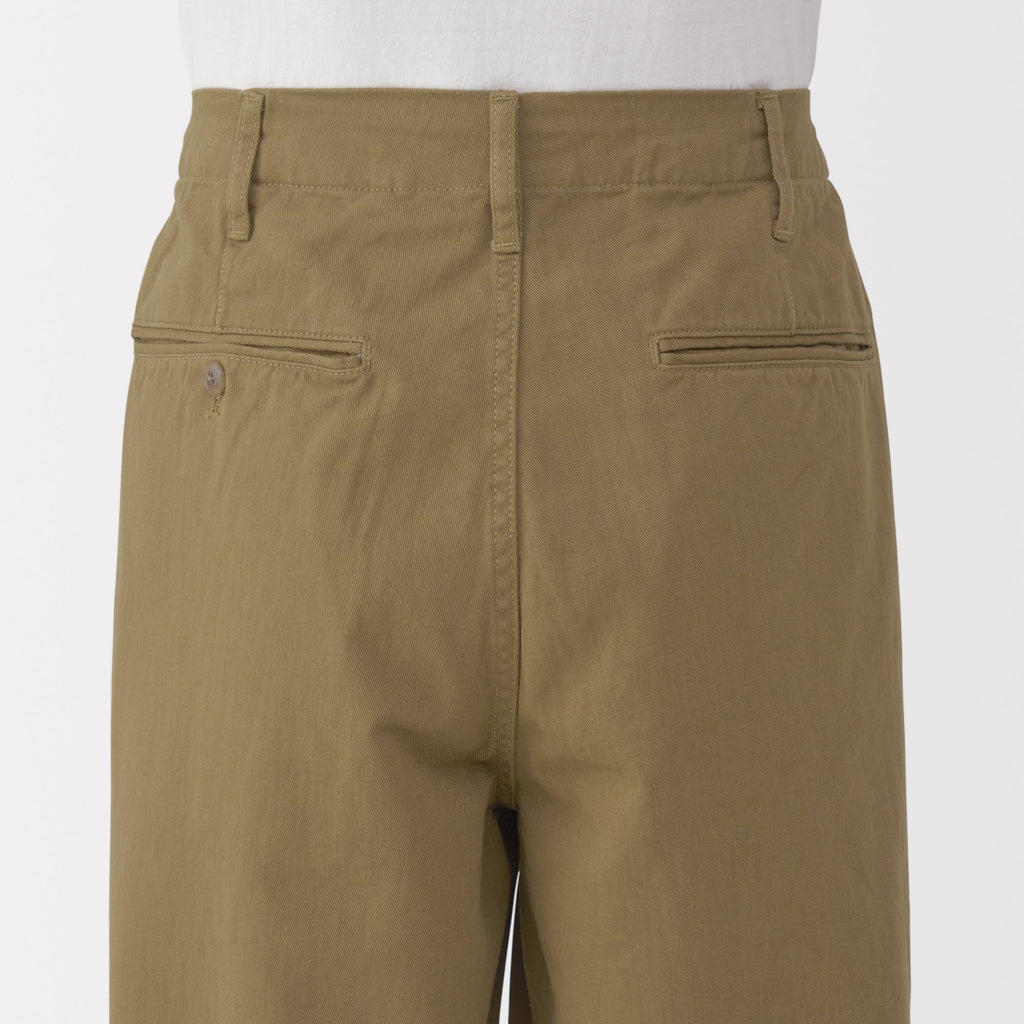 Men's Washed Chino Wide Pants