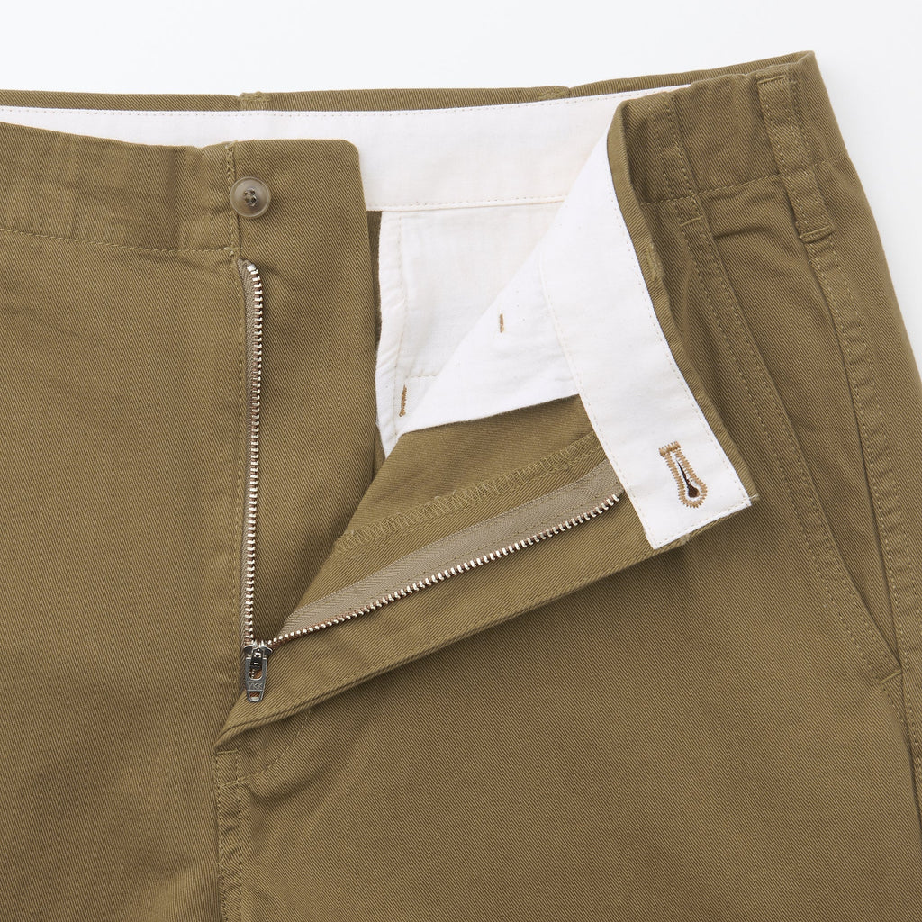 Men's Washed Chino Wide Pants