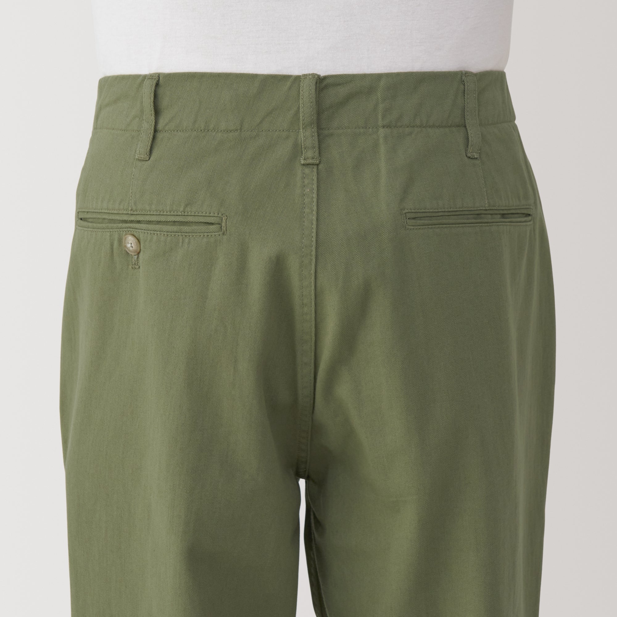 Men's Washed Chino Wide Pants
