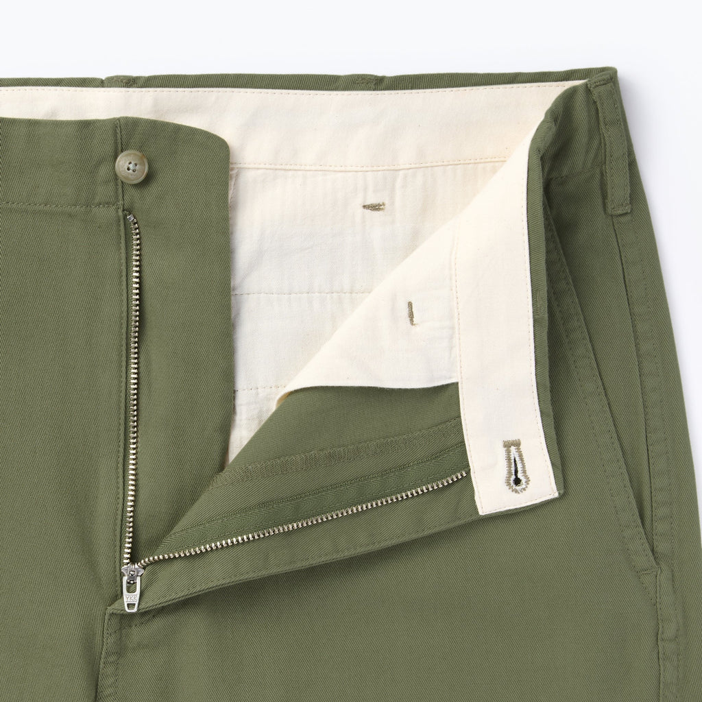 Men's Washed Chino Wide Pants