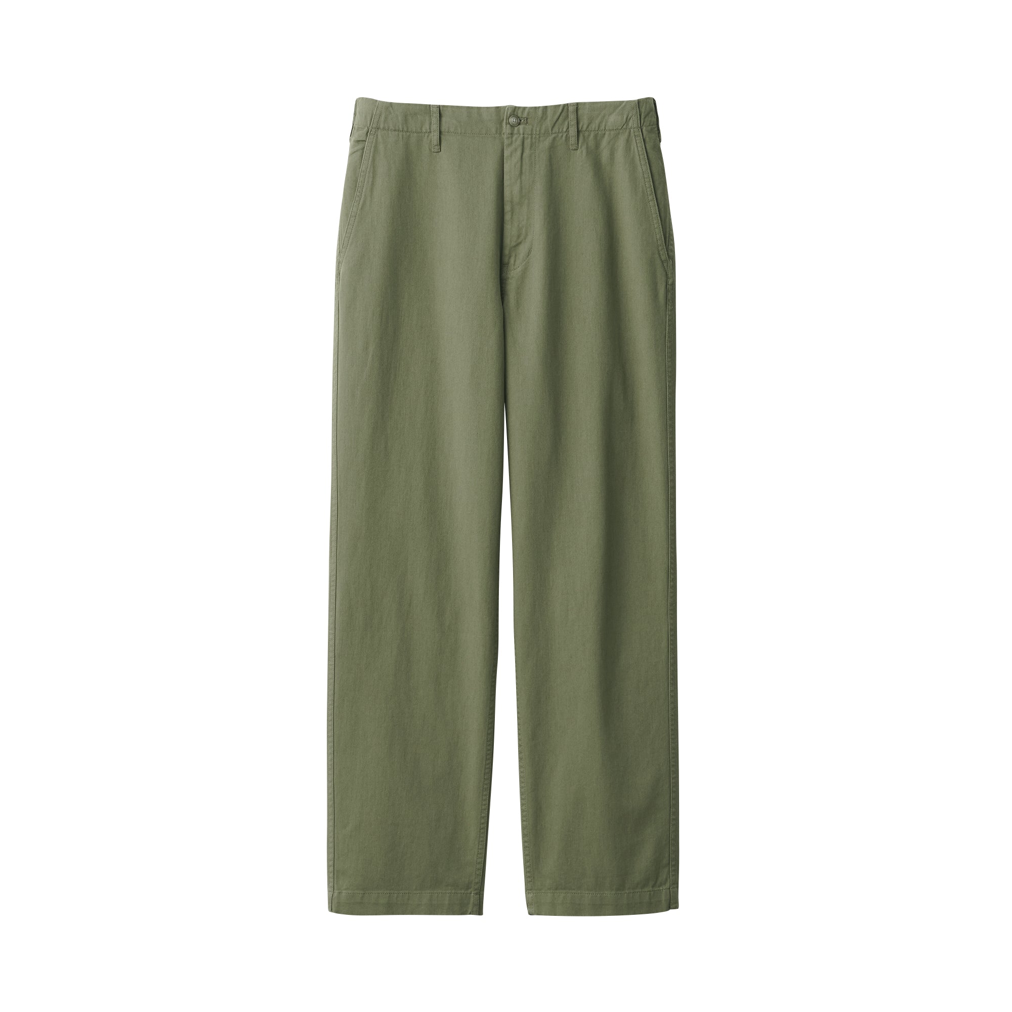 Men's Washed Chino Wide Pants