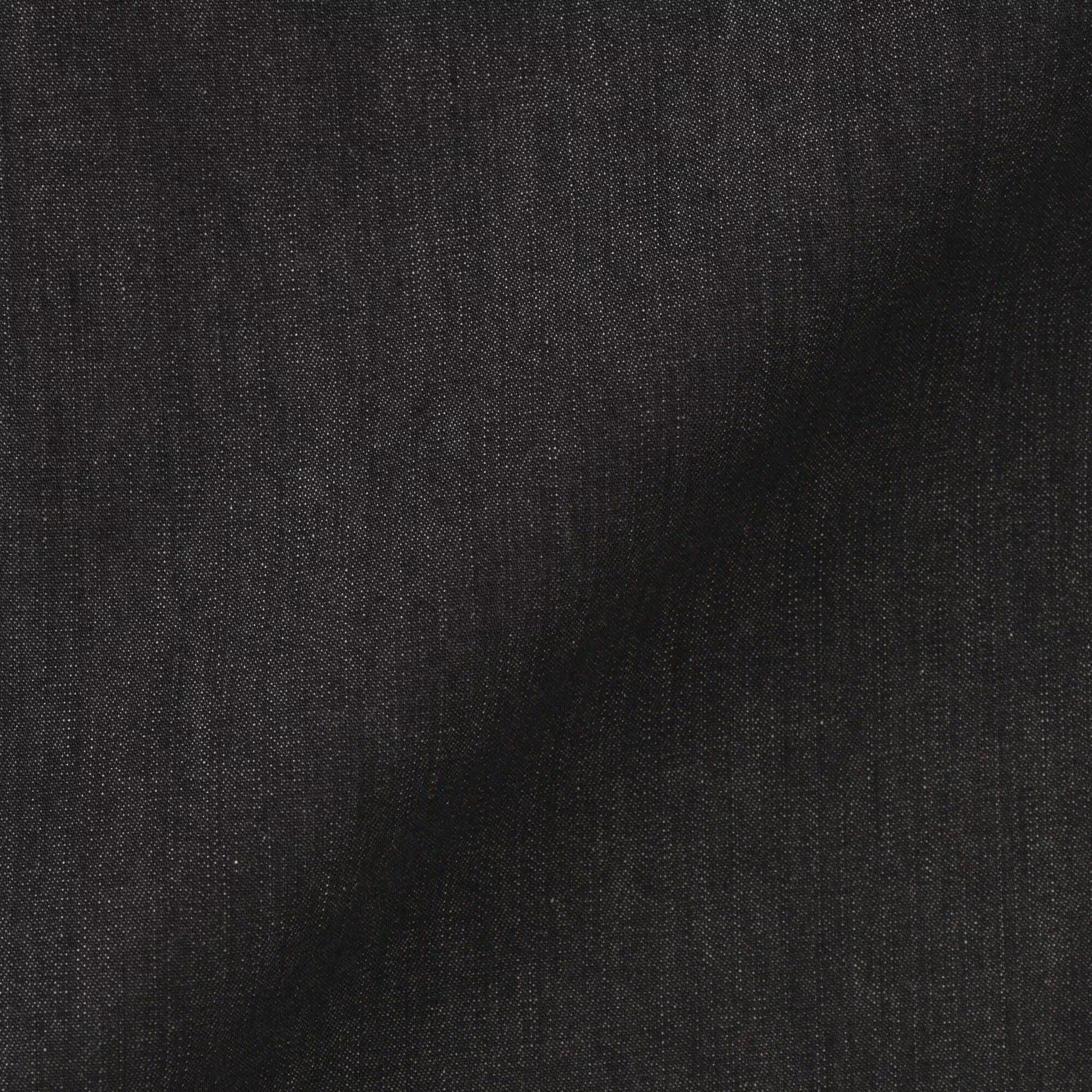 Men's Washed Denim Easy Pants - Black