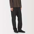 Men's Washed Denim Easy Pants - Black
