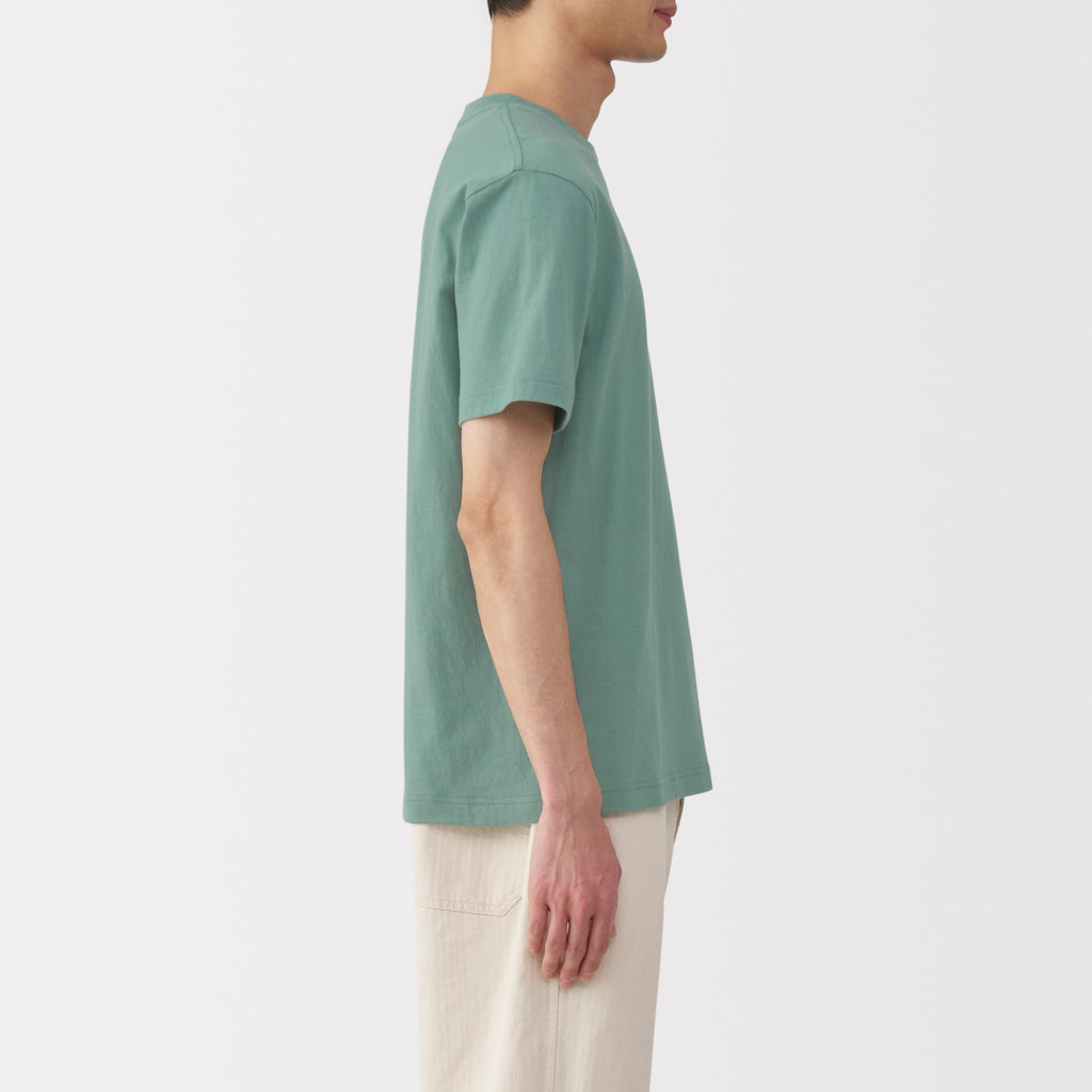 Men's Washed Jersey Crew Neck Short Sleeve T-Shirt
