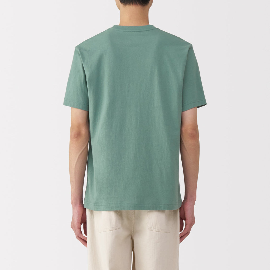Men's Washed Jersey Crew Neck Short Sleeve T-Shirt