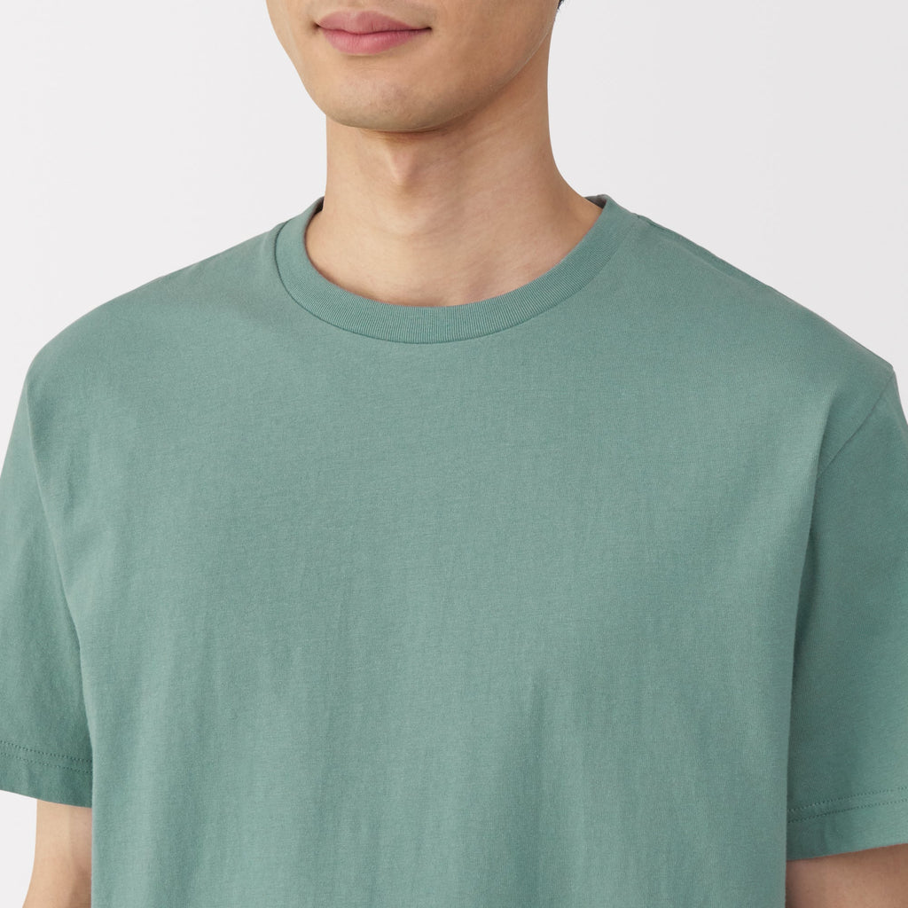 Men's Washed Jersey Crew Neck Short Sleeve T-Shirt