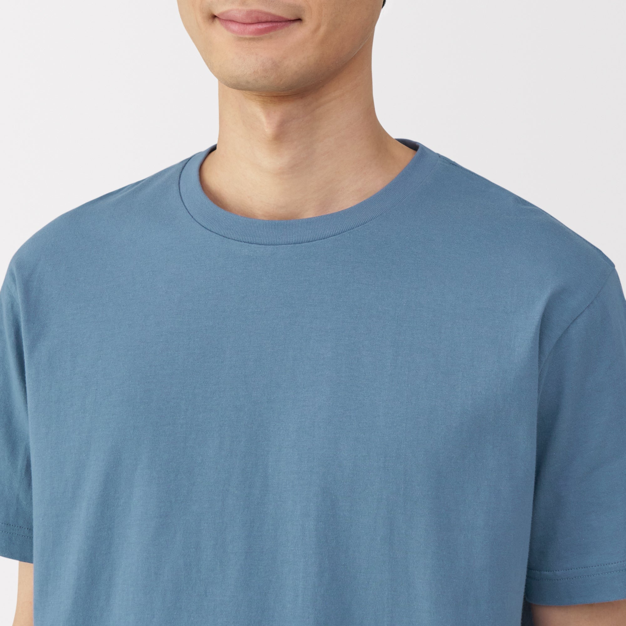 Men's Washed Jersey Crew Neck Short Sleeve T-Shirt