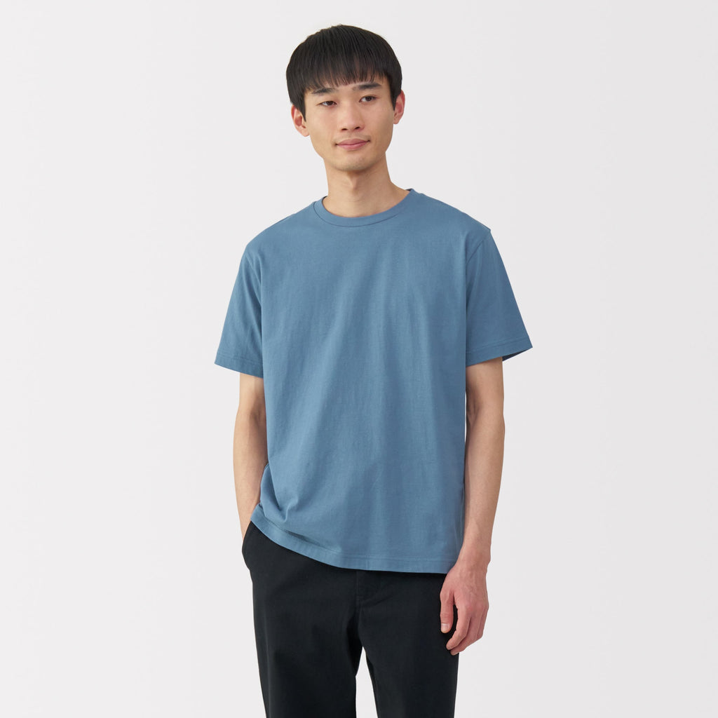 Men's Washed Jersey Crew Neck Short Sleeve T-Shirt