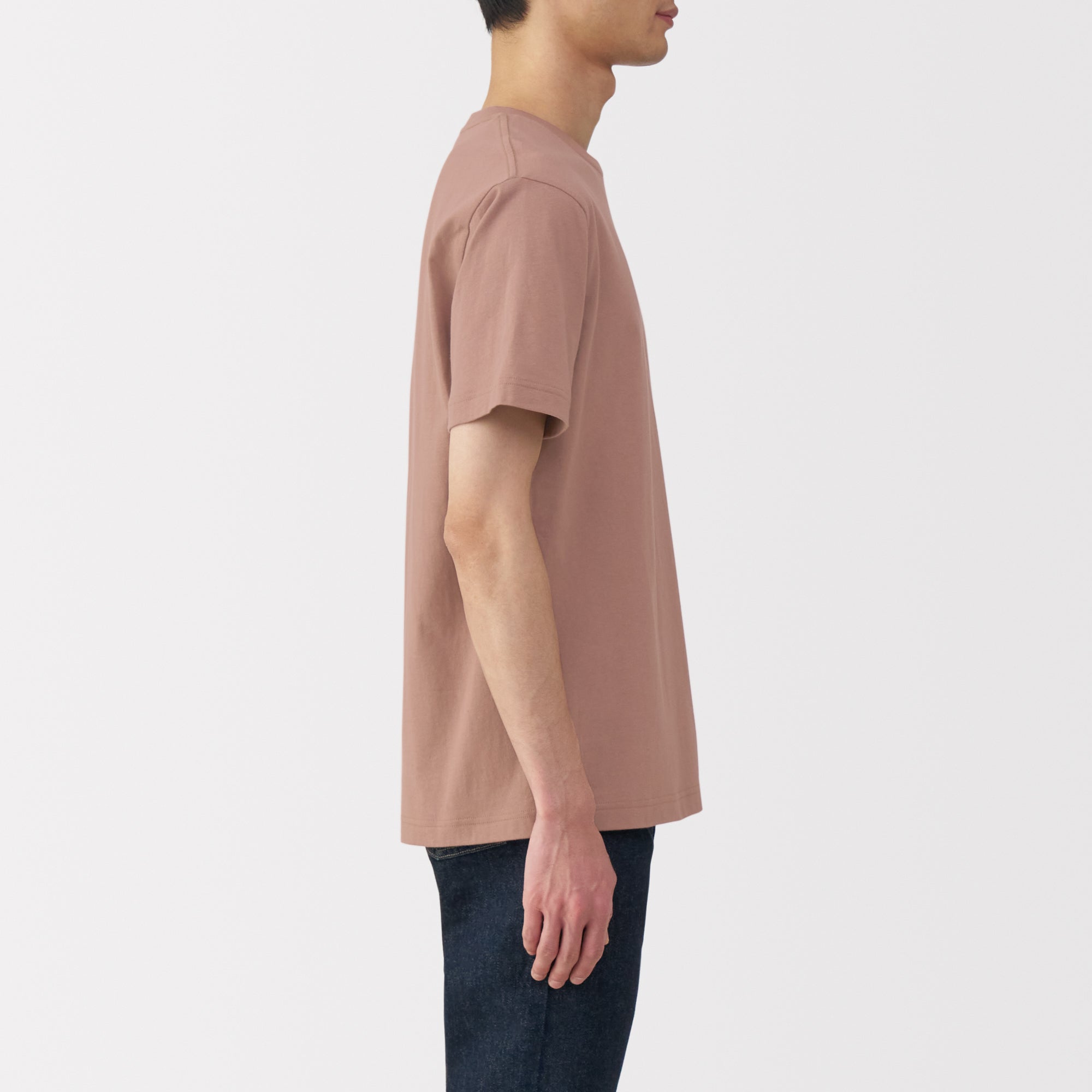 Men's Washed Jersey Crew Neck Short Sleeve T-Shirt