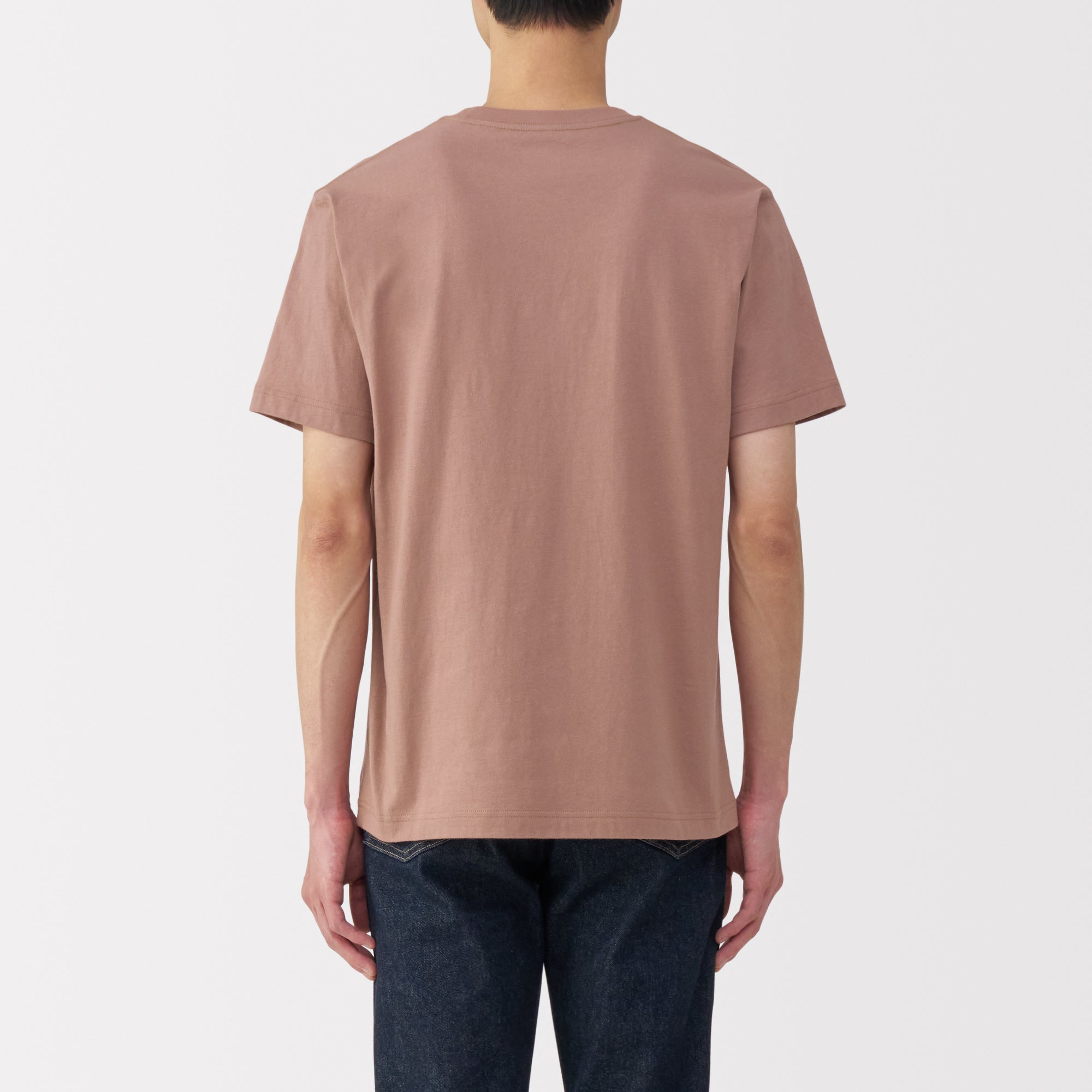 Men's Washed Jersey Crew Neck Short Sleeve T-Shirt