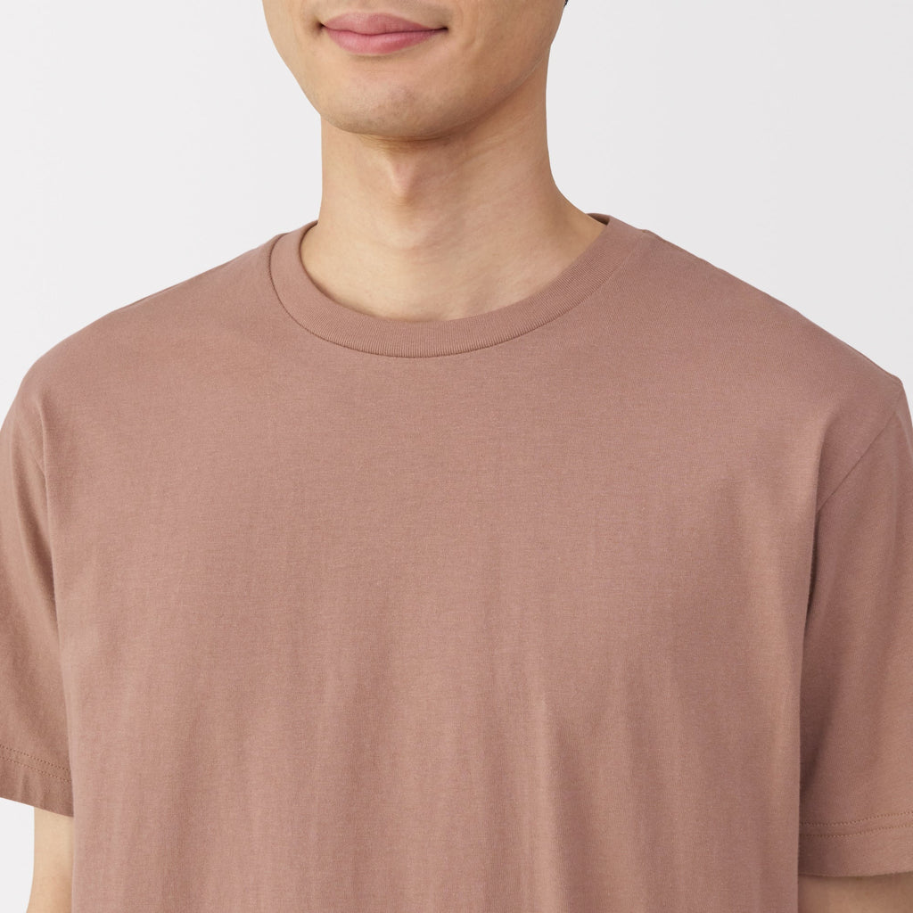 Men's Washed Jersey Crew Neck Short Sleeve T-Shirt