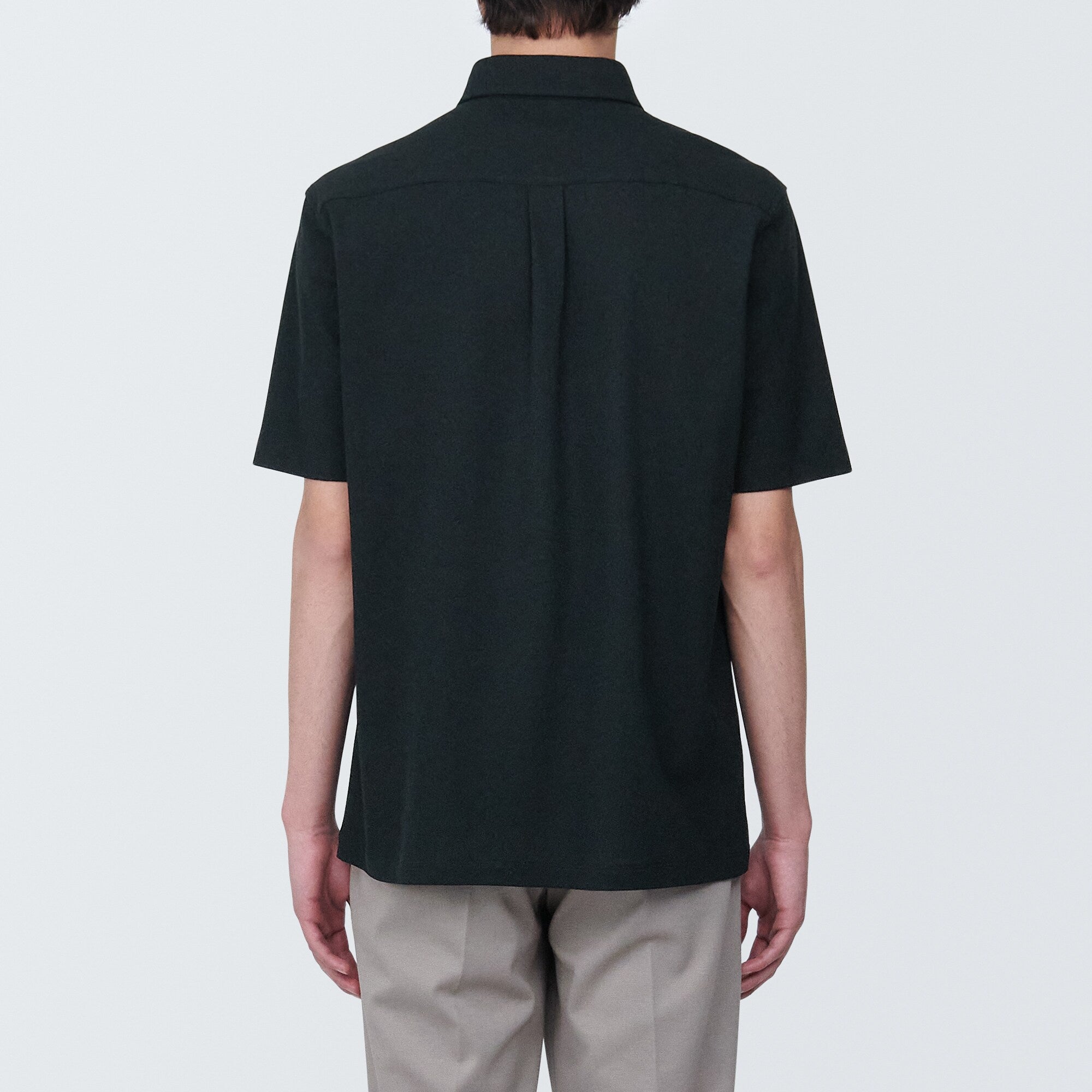 Men's Cool Touch Pique Button Down Polo Shirt