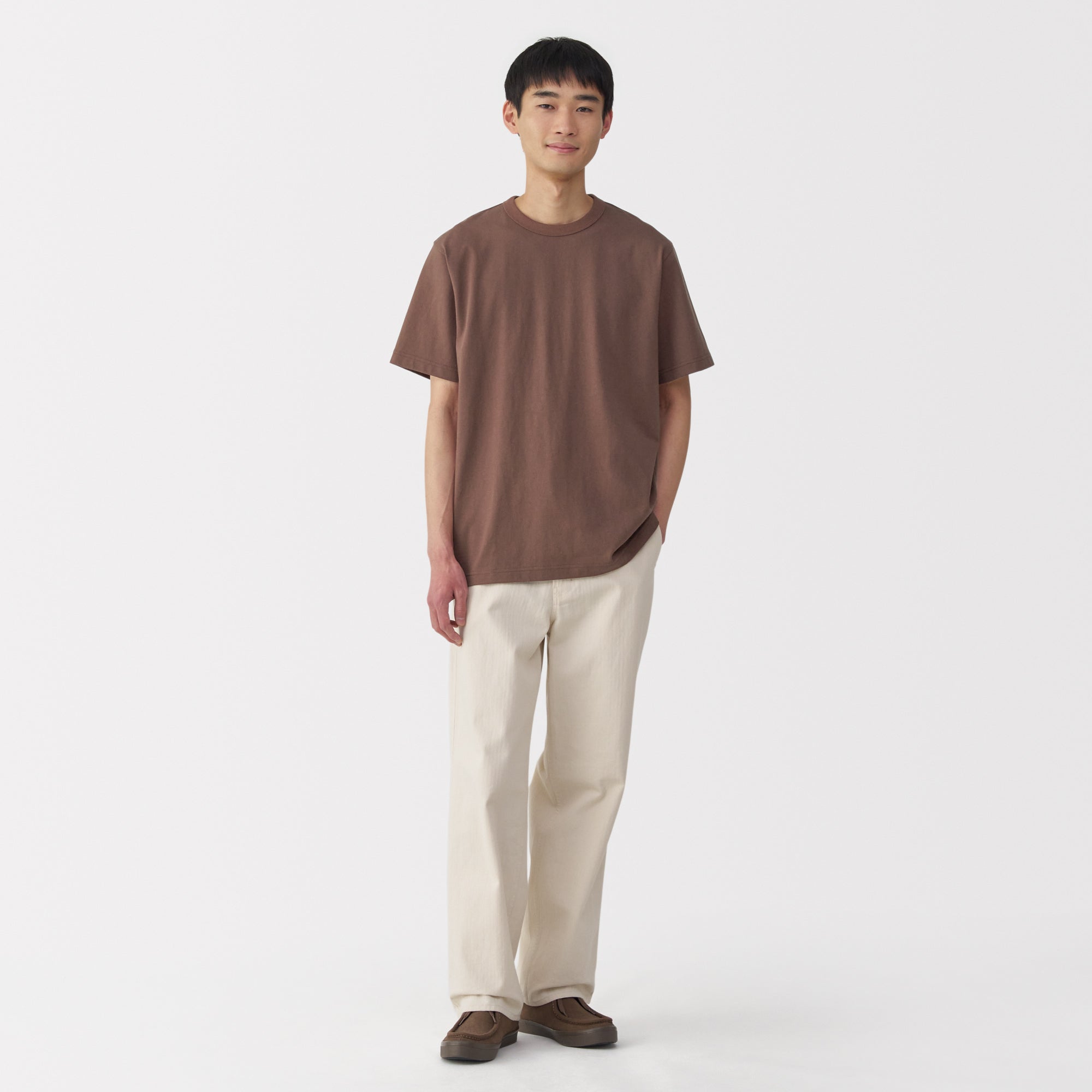 Men's Washed Heavyweight Crewneck T-Shirt