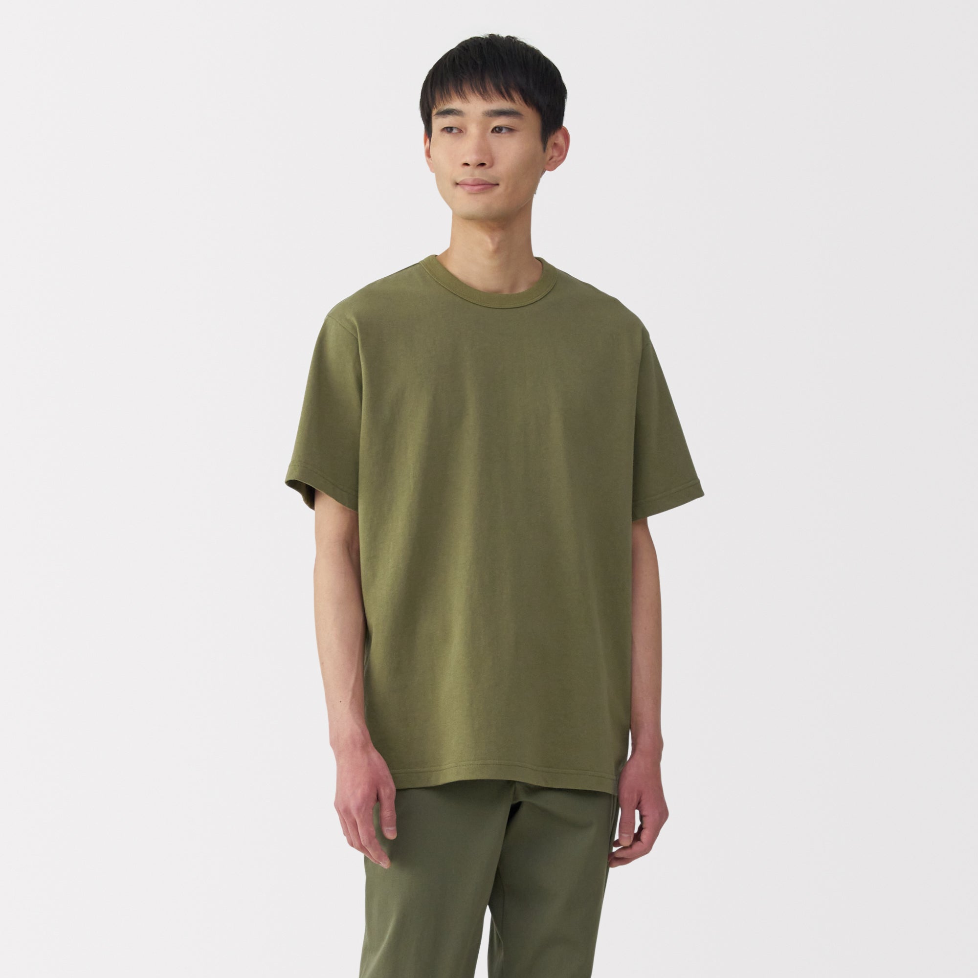 Men's Washed Heavyweight Crewneck T-Shirt