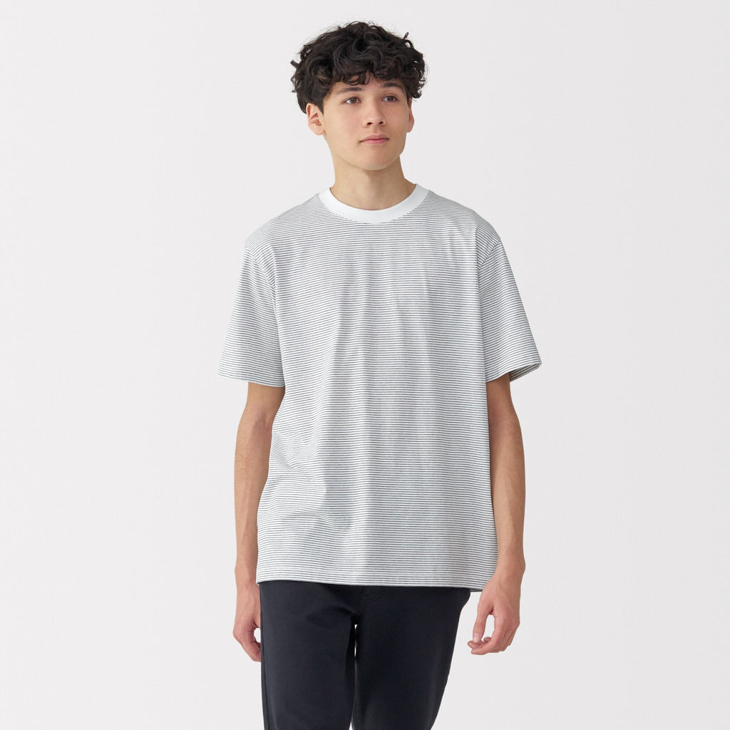 Men's Jersey Crewneck Striped T-Shirt